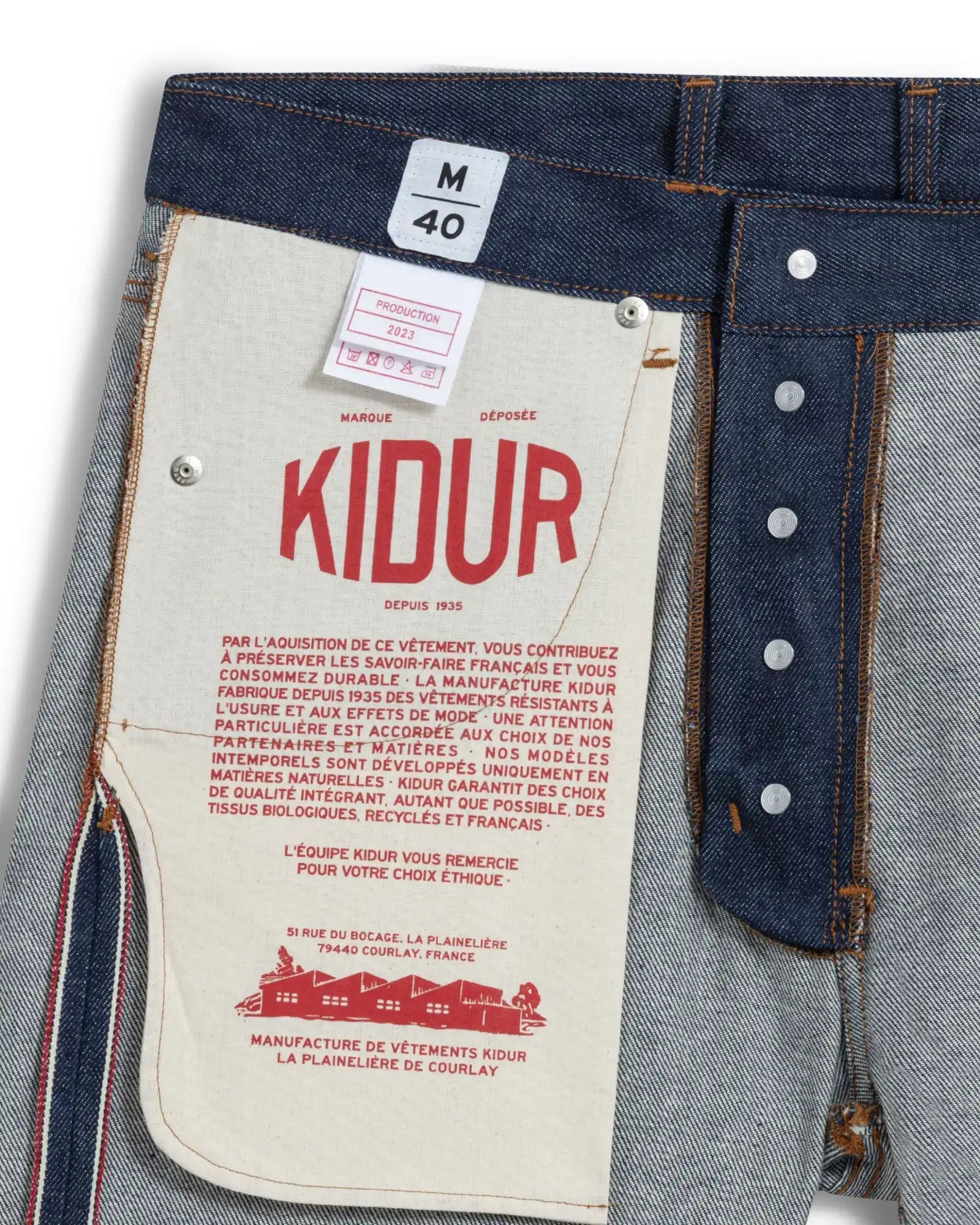 Un jean peut-il être uniquement en denim ?