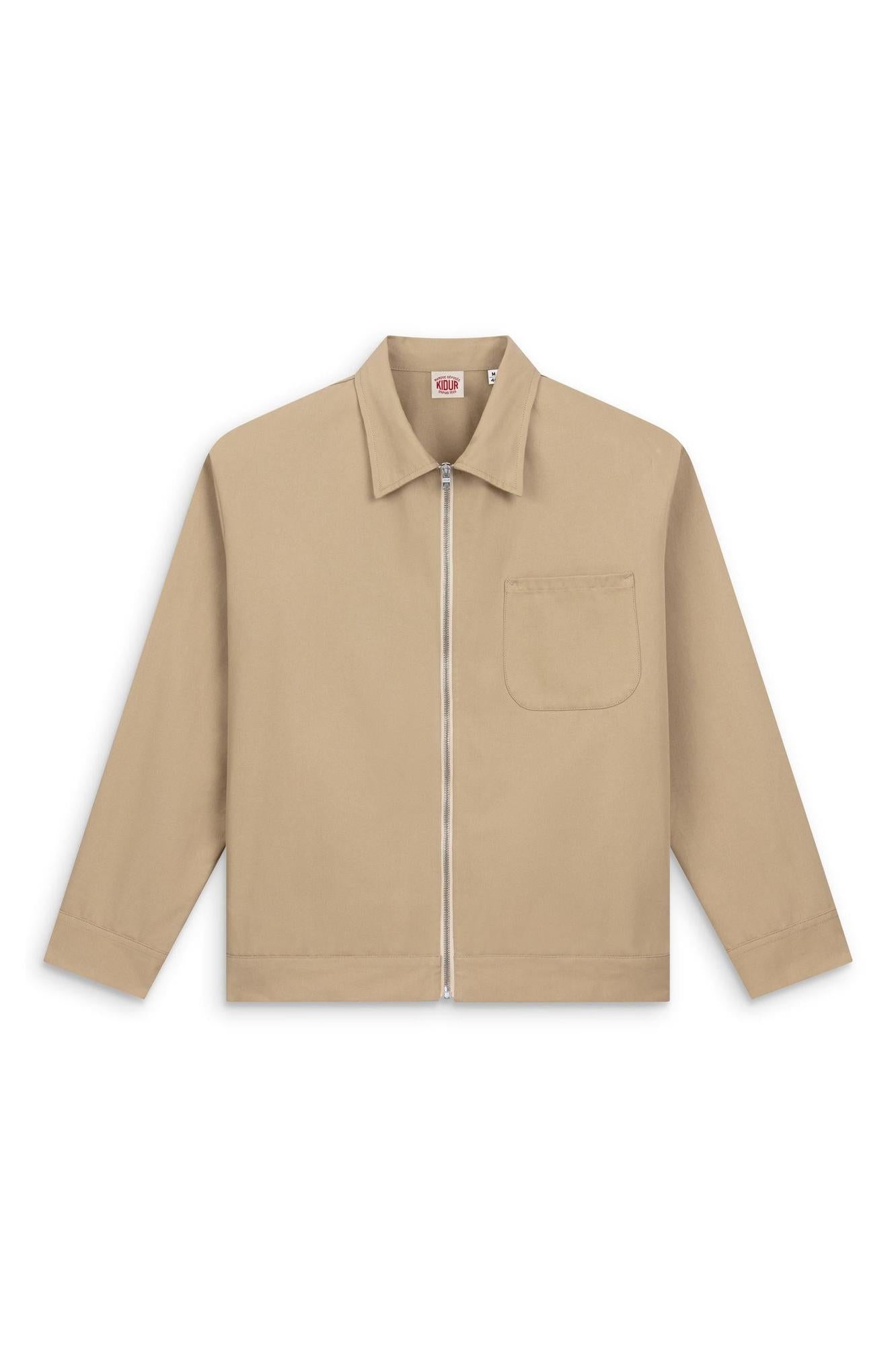 Veste zippée Marron - taille M | Idées Homme Veste zippée Marron - taille M | Idées Homme