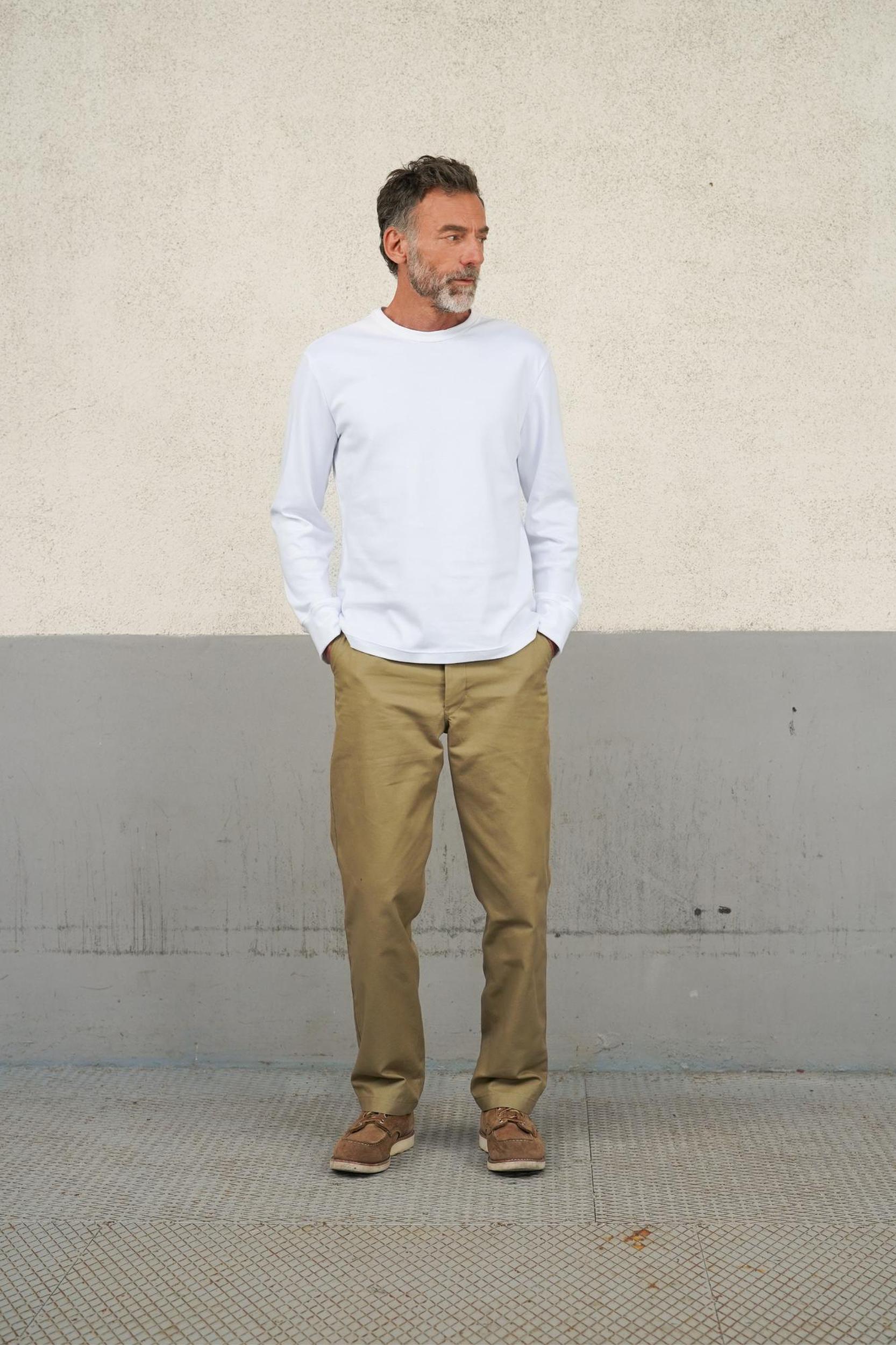 Pantalon Chino Achille Vieux Champagne