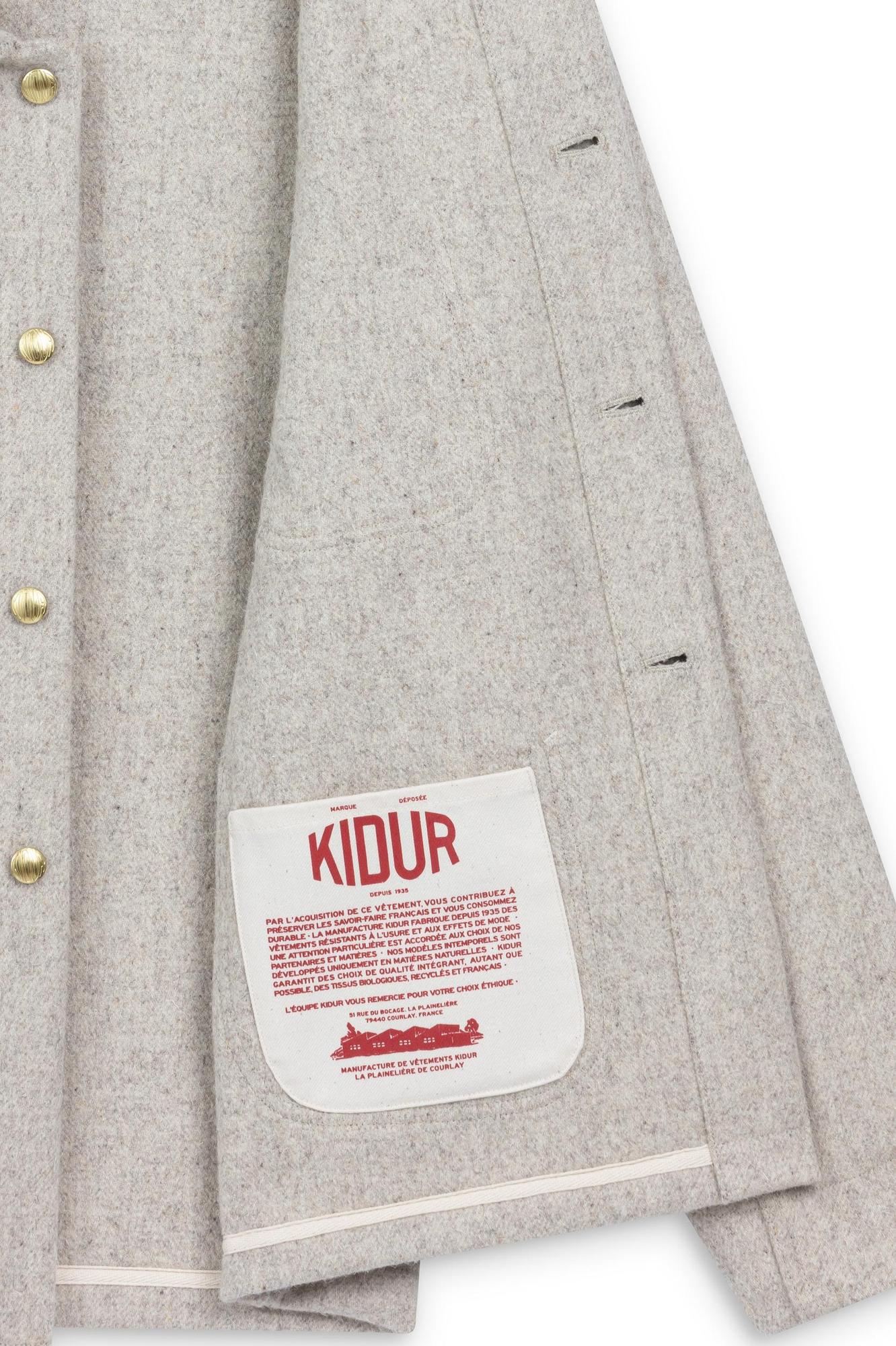 MANTEAU LAINE G.S Galet