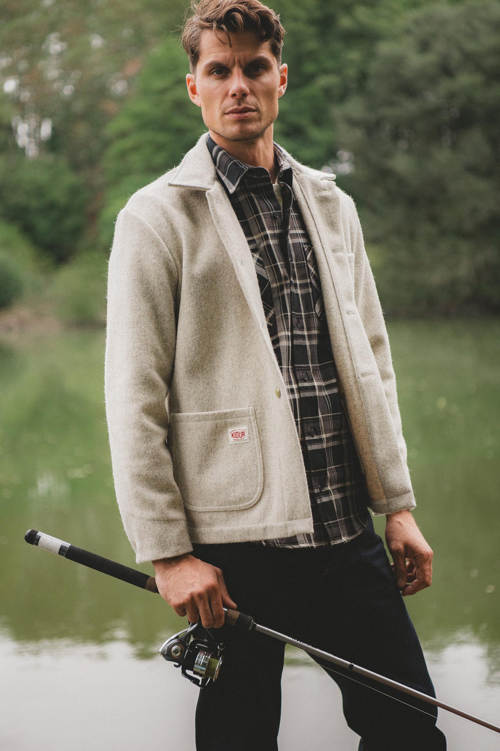 MANTEAU LAINE G.S Galet