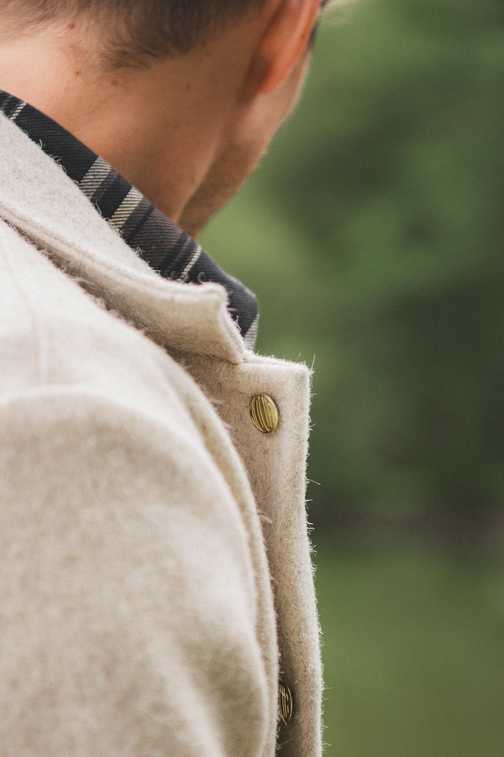 MANTEAU LAINE G.S Galet