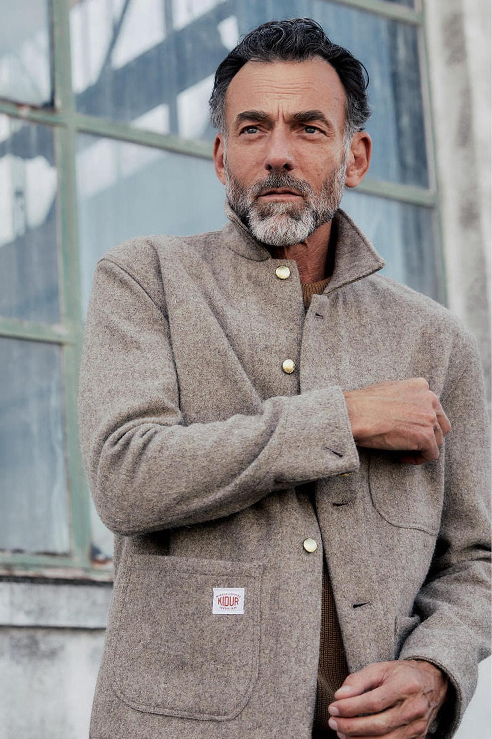 MANTEAU LAINE G.S Loutre