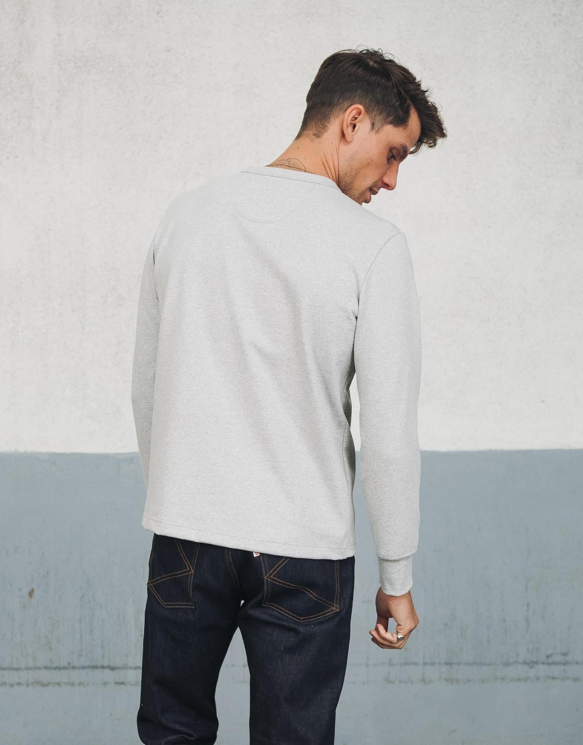 SWEAT LÉGER HECTOR GRIS ACIER