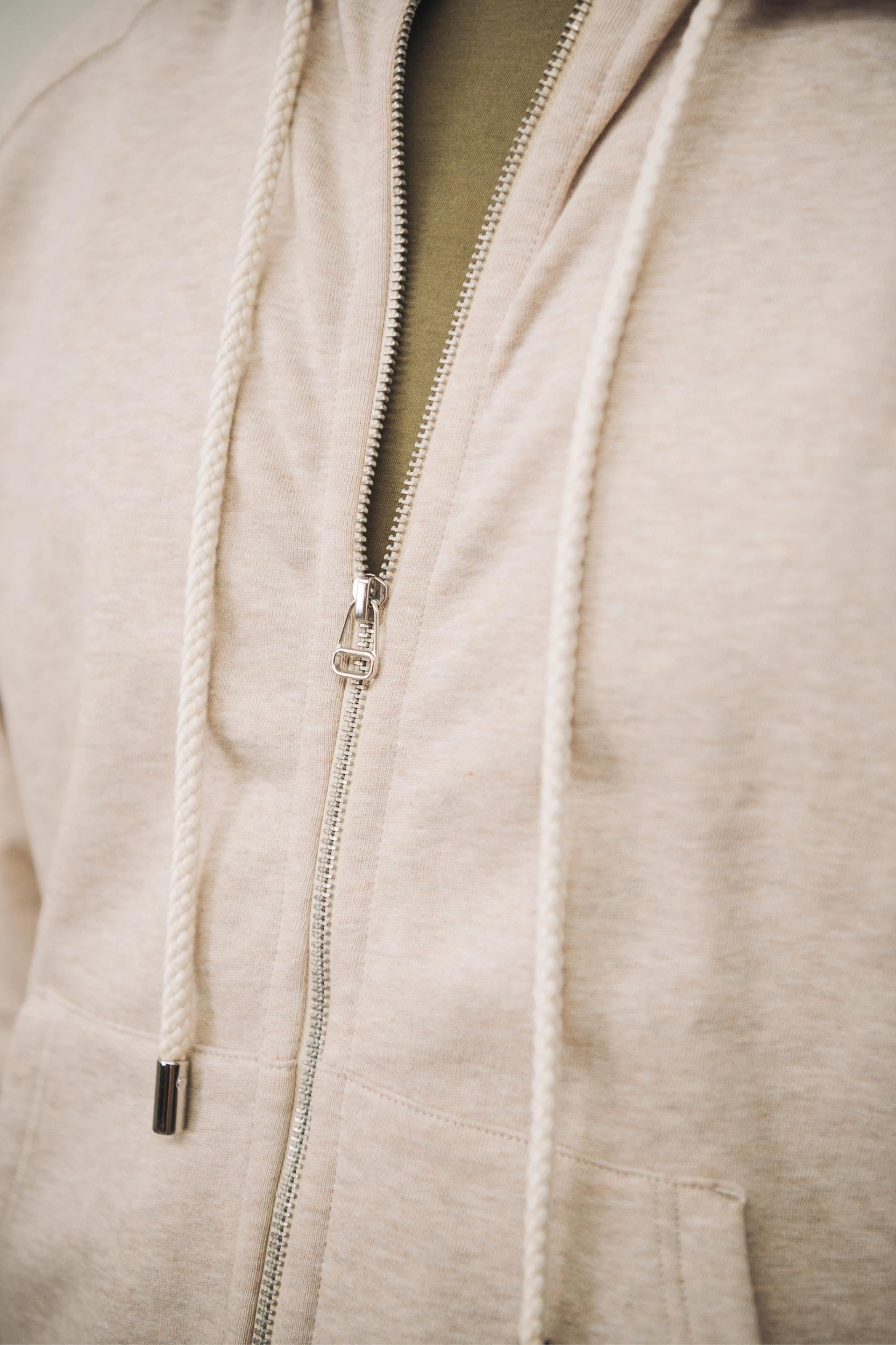 Sweat à capuche Amande