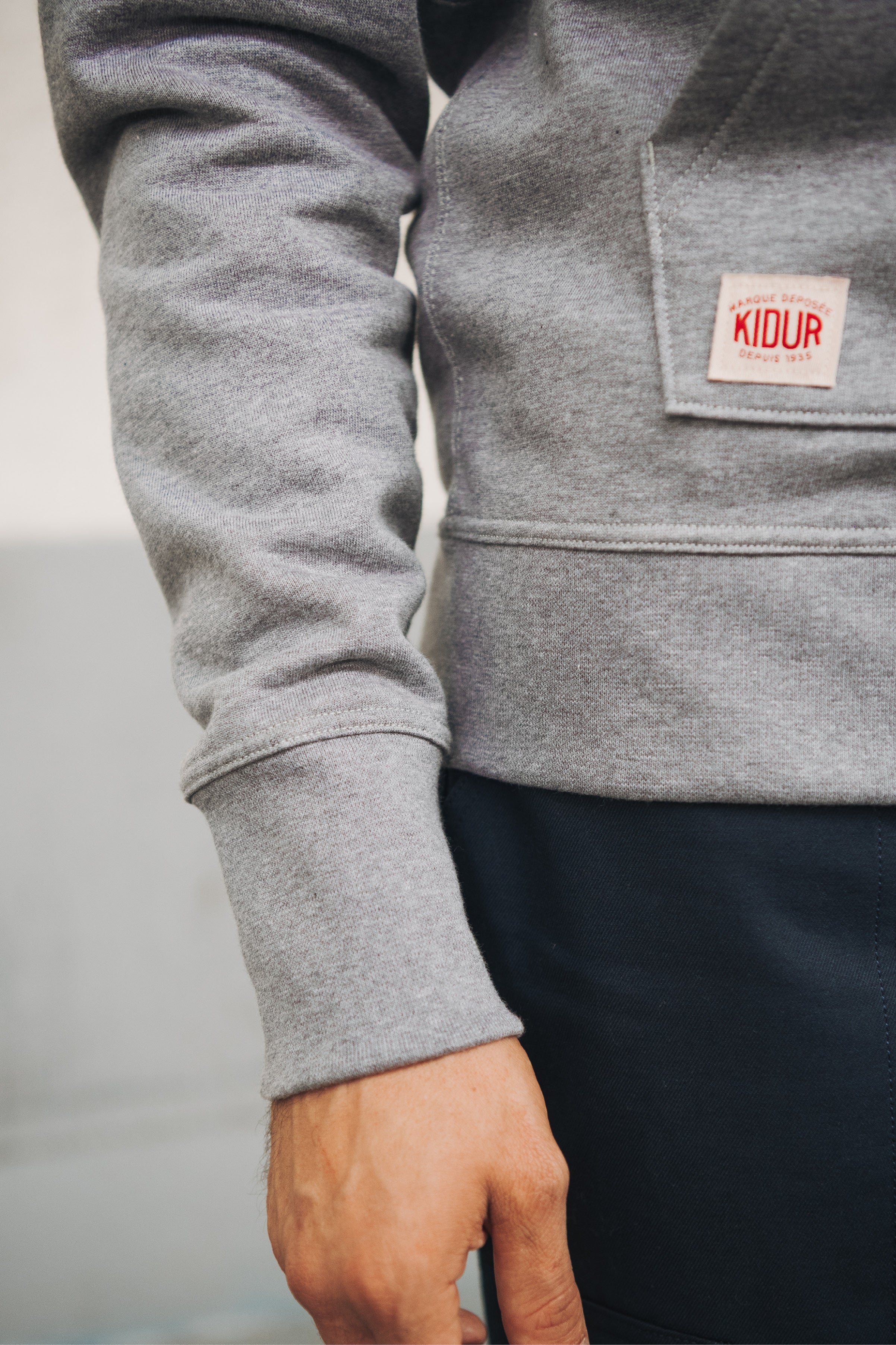 Sweat à Capuche Smocky Broderie