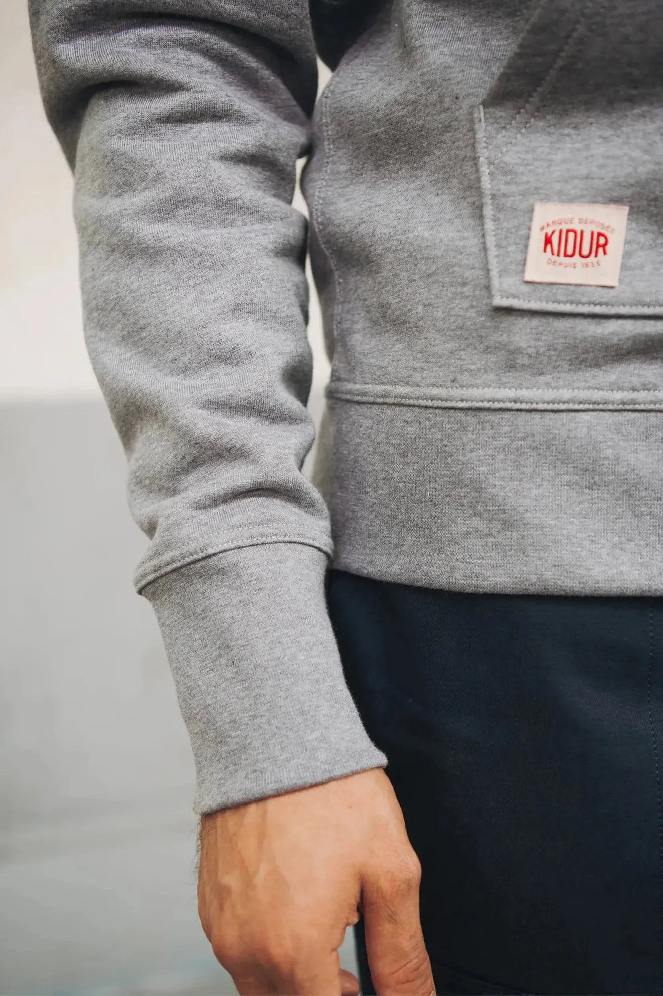 Sweat à Capuche Smocky Broderie