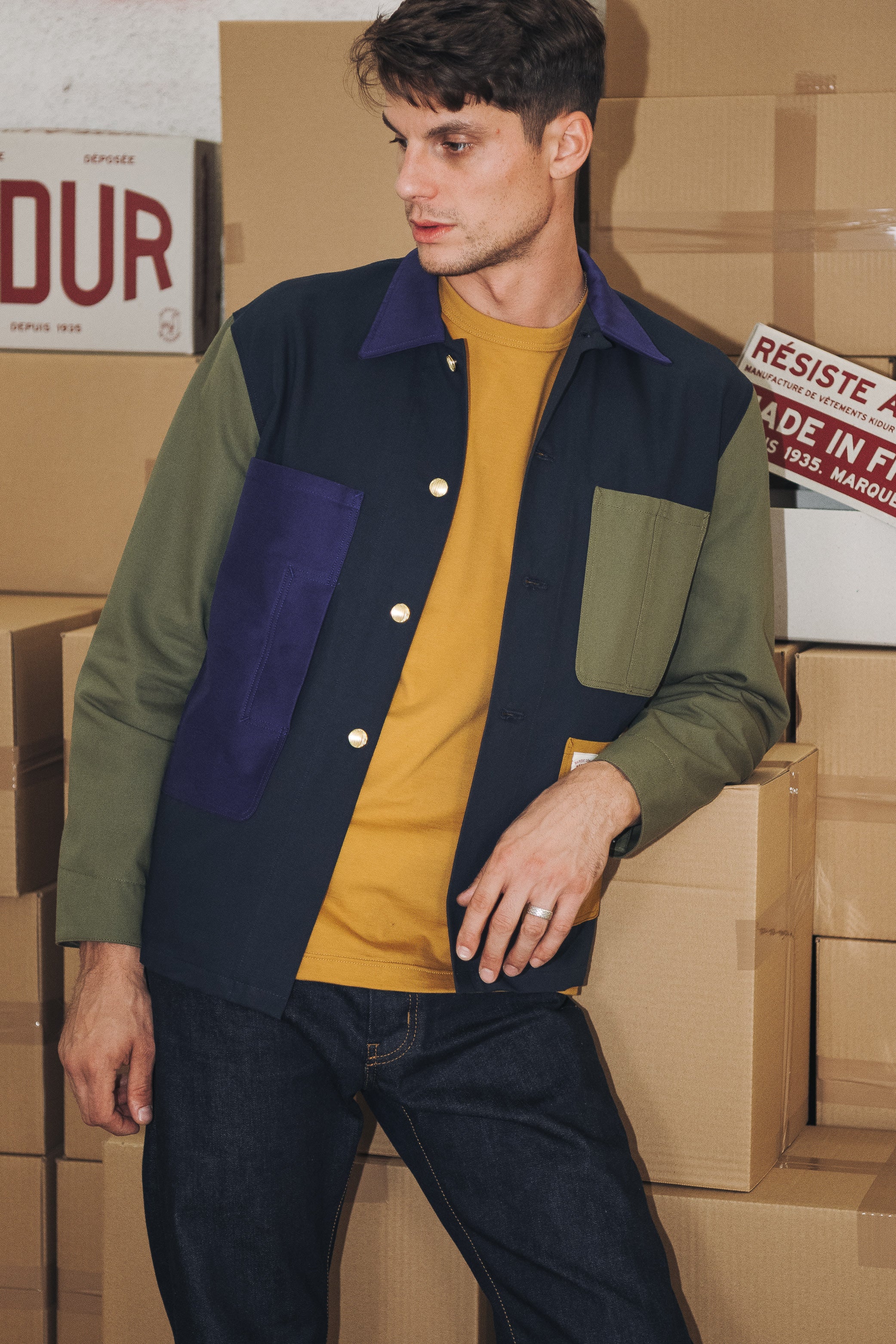 VESTE DE TRAVAIL PATCHWORKER