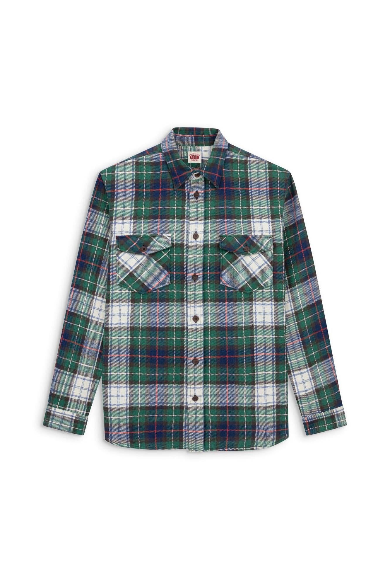 Chemise Orvis Trout Bum homme XL vert à carreaux manches courtes pêche