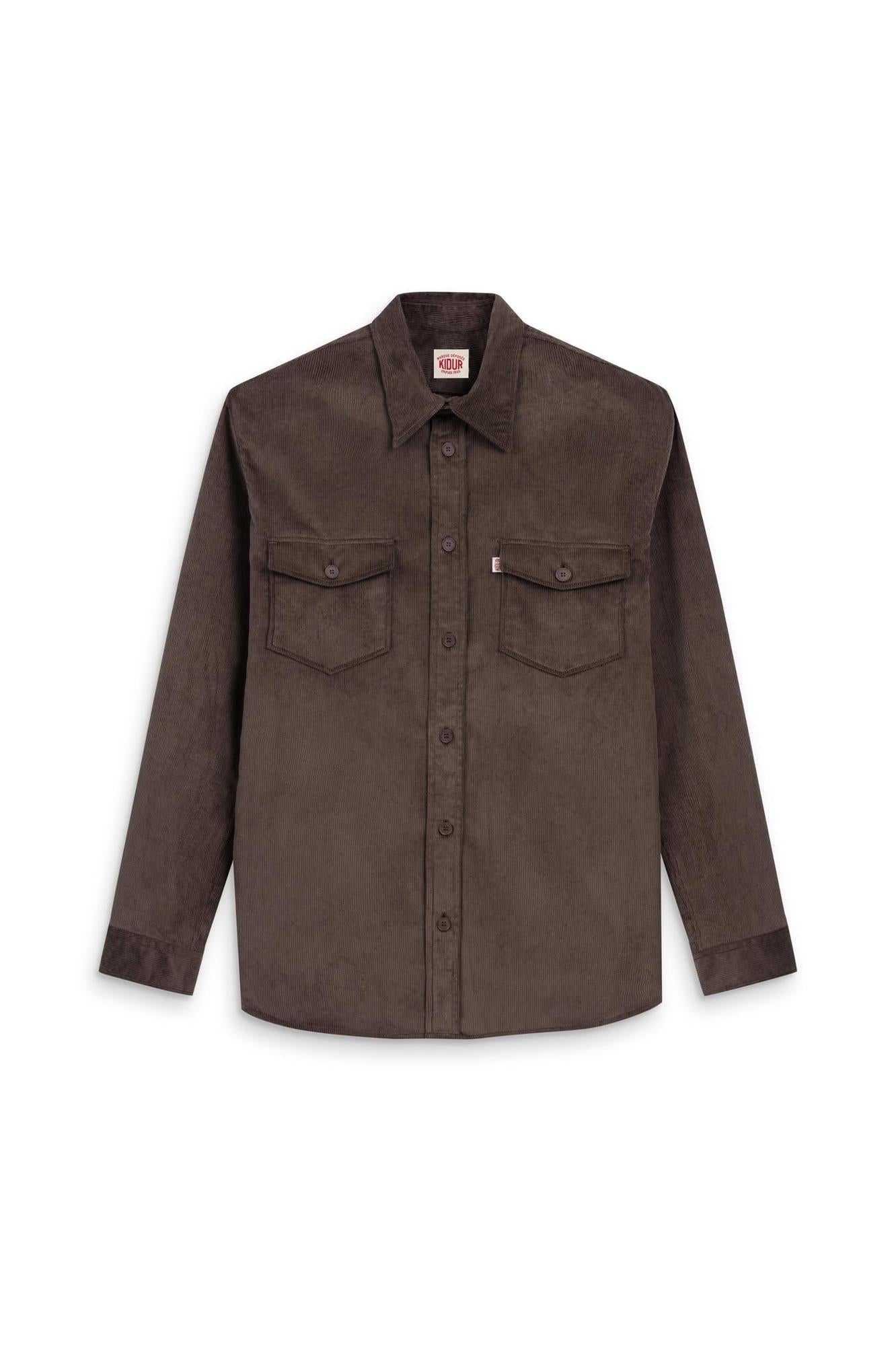 Surchemise velours écorce