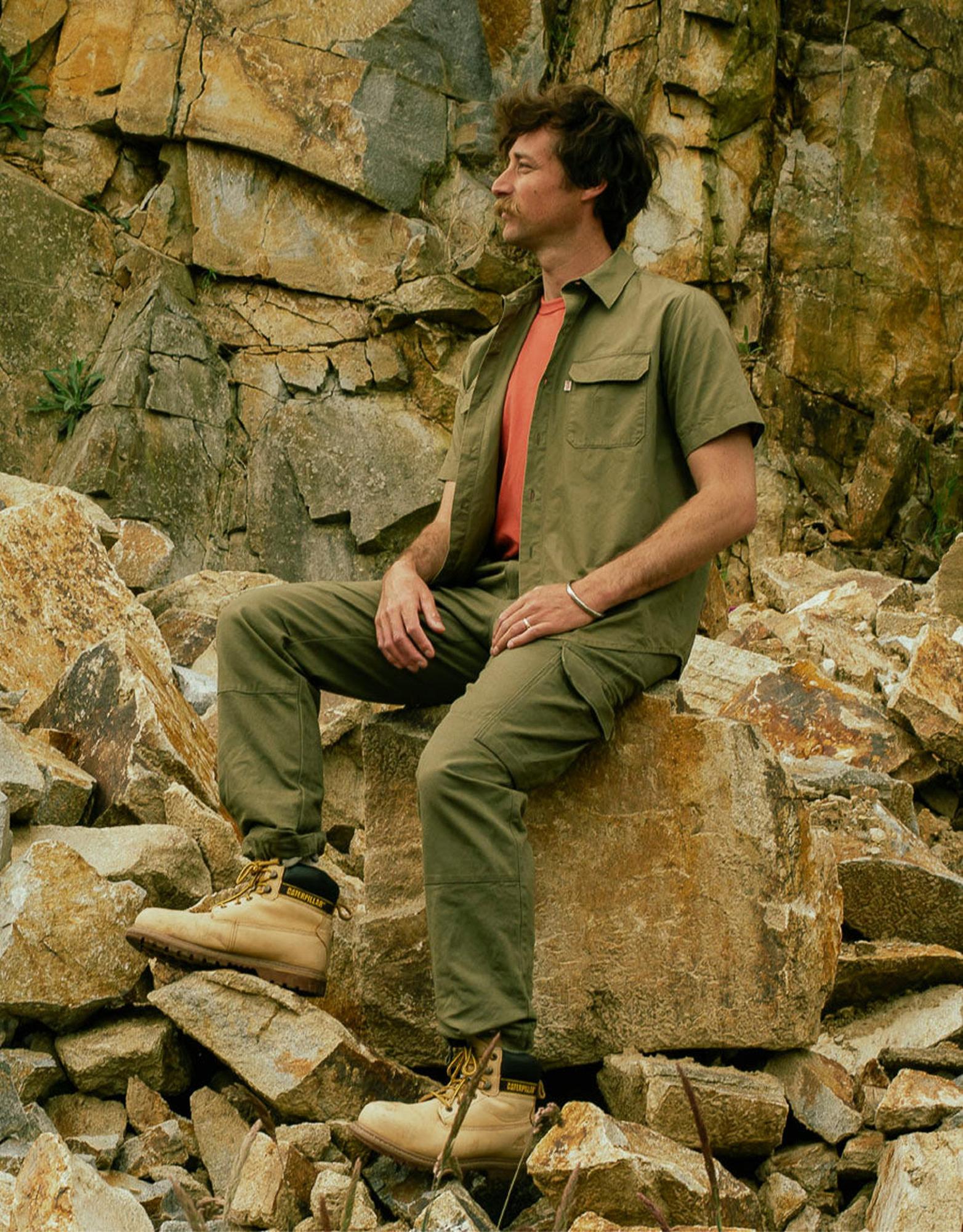 Pantalon Cargo Sauge