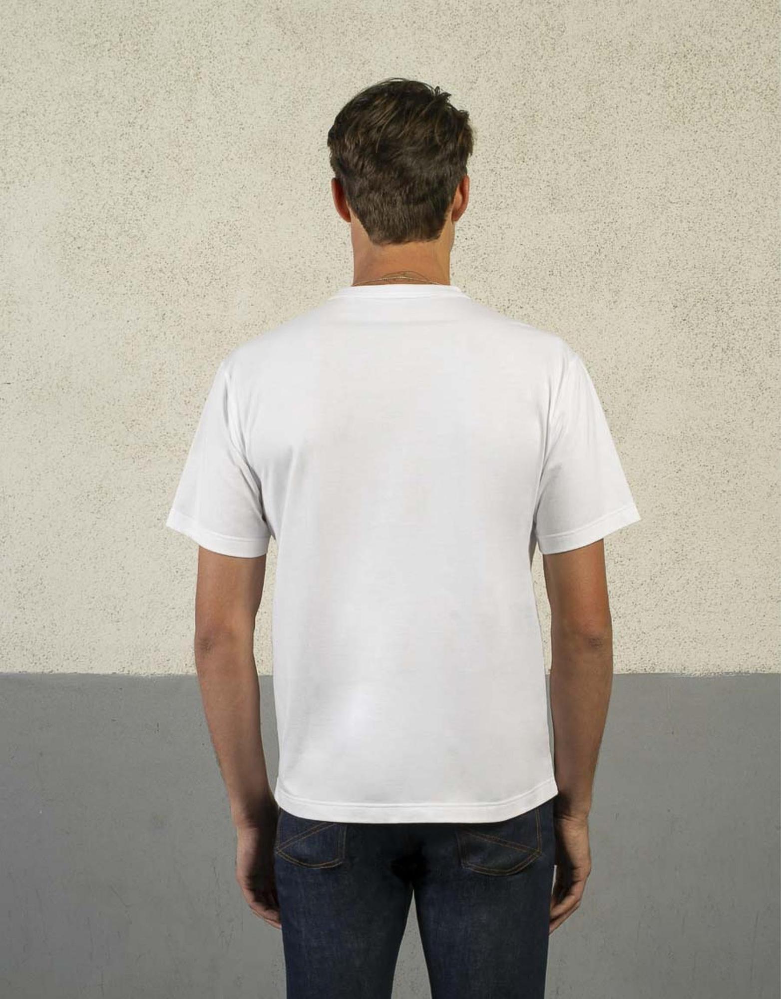 T-SHIRT LOUIS BLANC COURLAY ROUGE