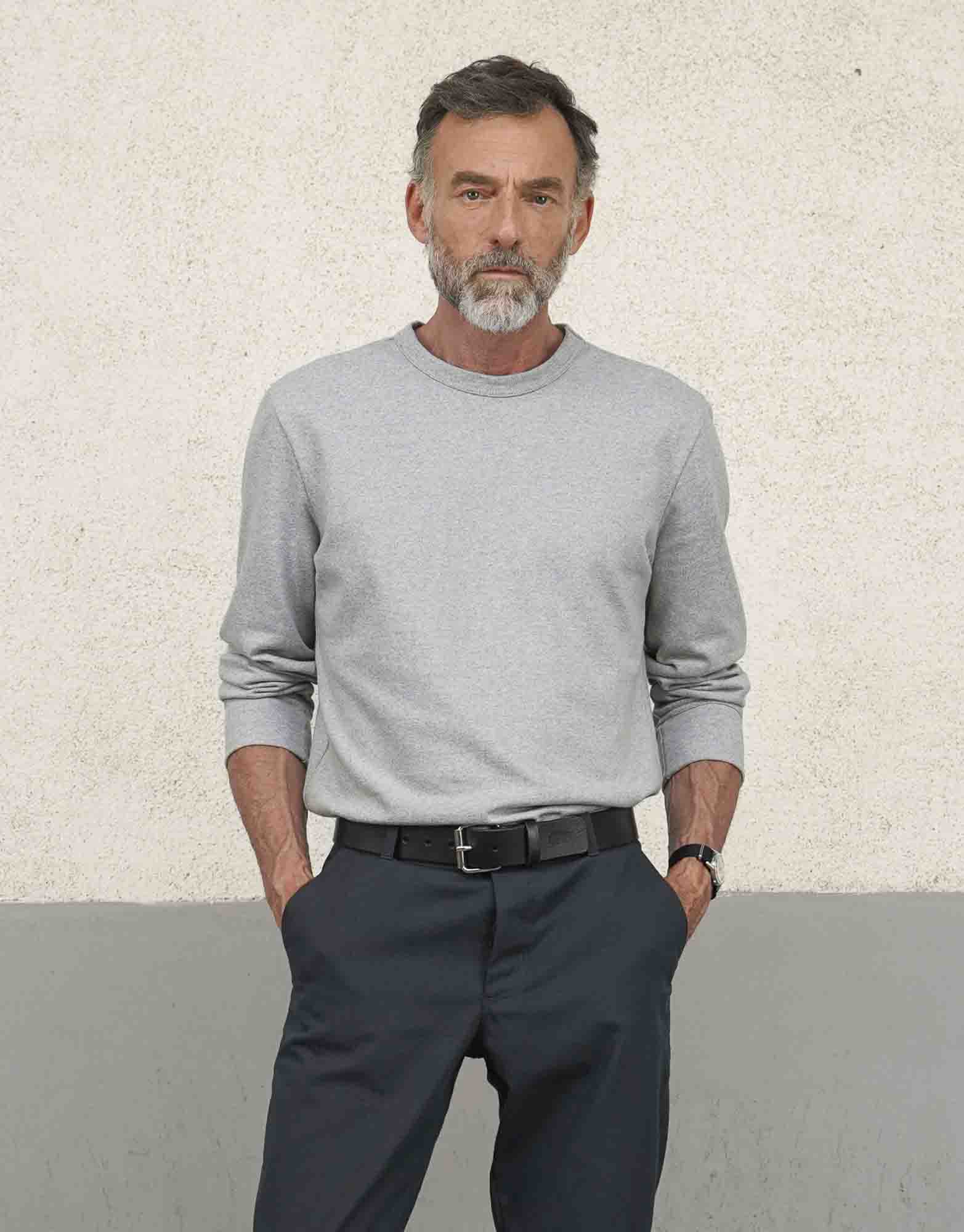 SWEAT LÉGER HECTOR GRIS ACIER