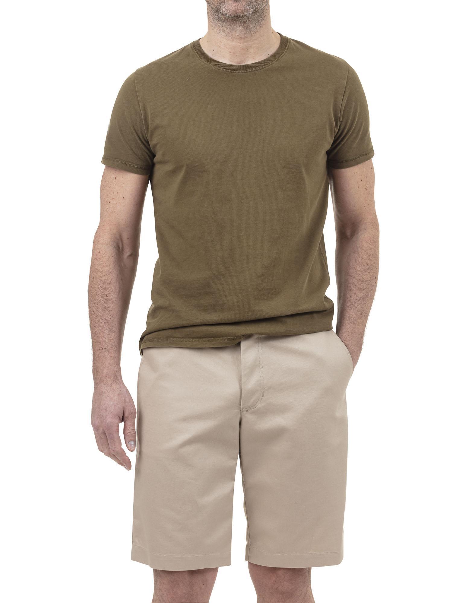 Short Ernest Sable Homme Fabriqué en France Portés Face