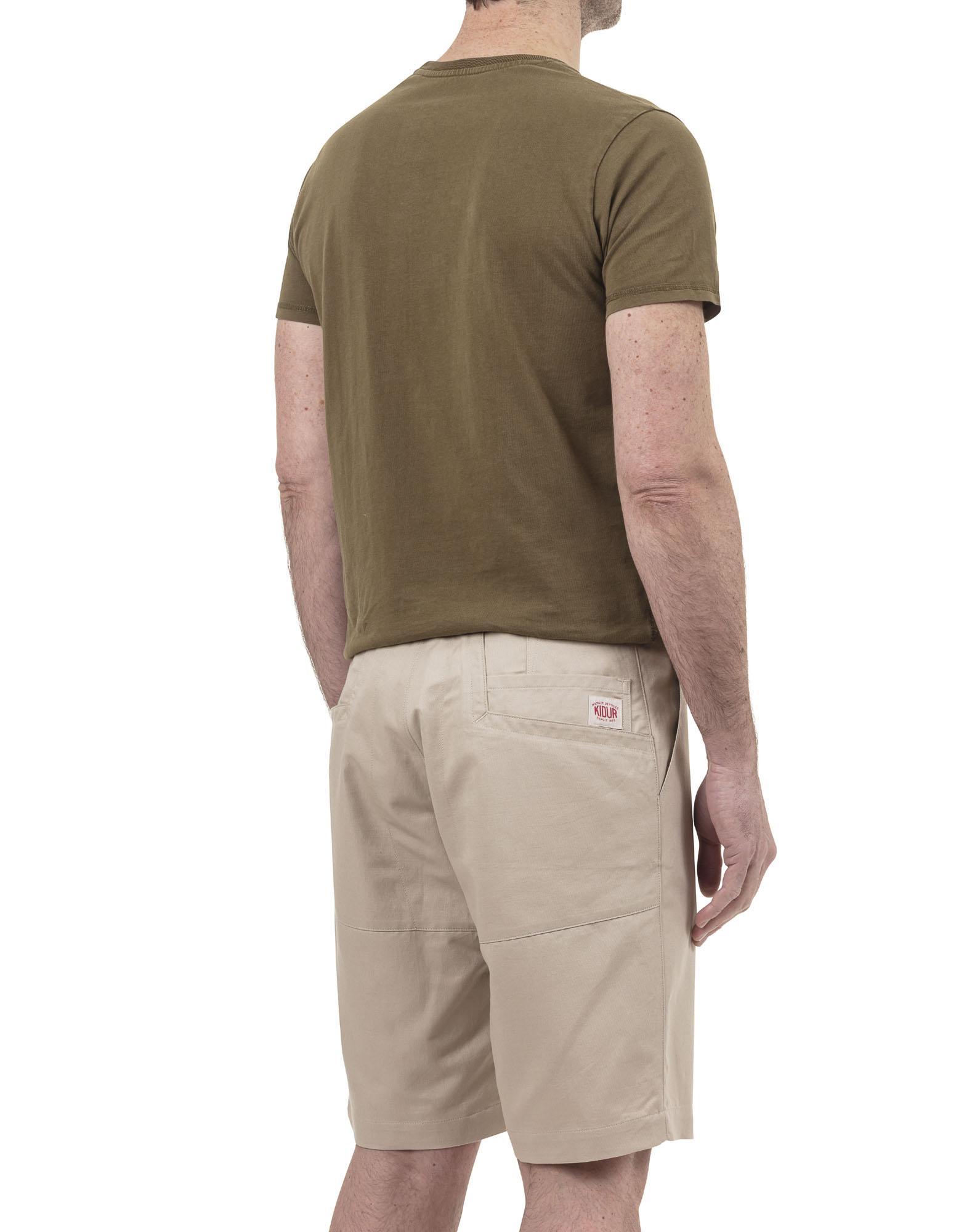 Short Ernest Sable Homme Fabriqué en France Portés Dos