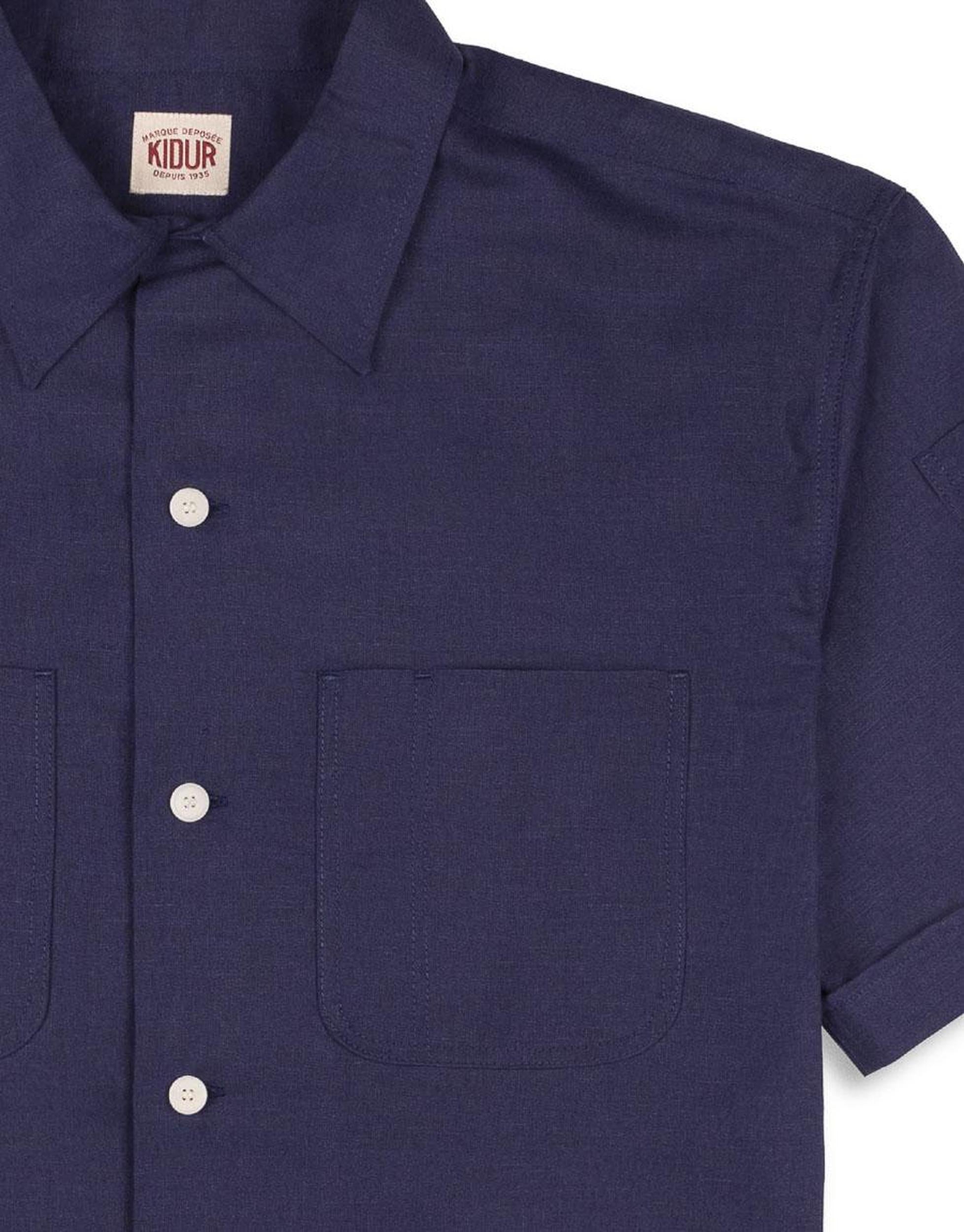 Chemise Caviste Bleu De Chine