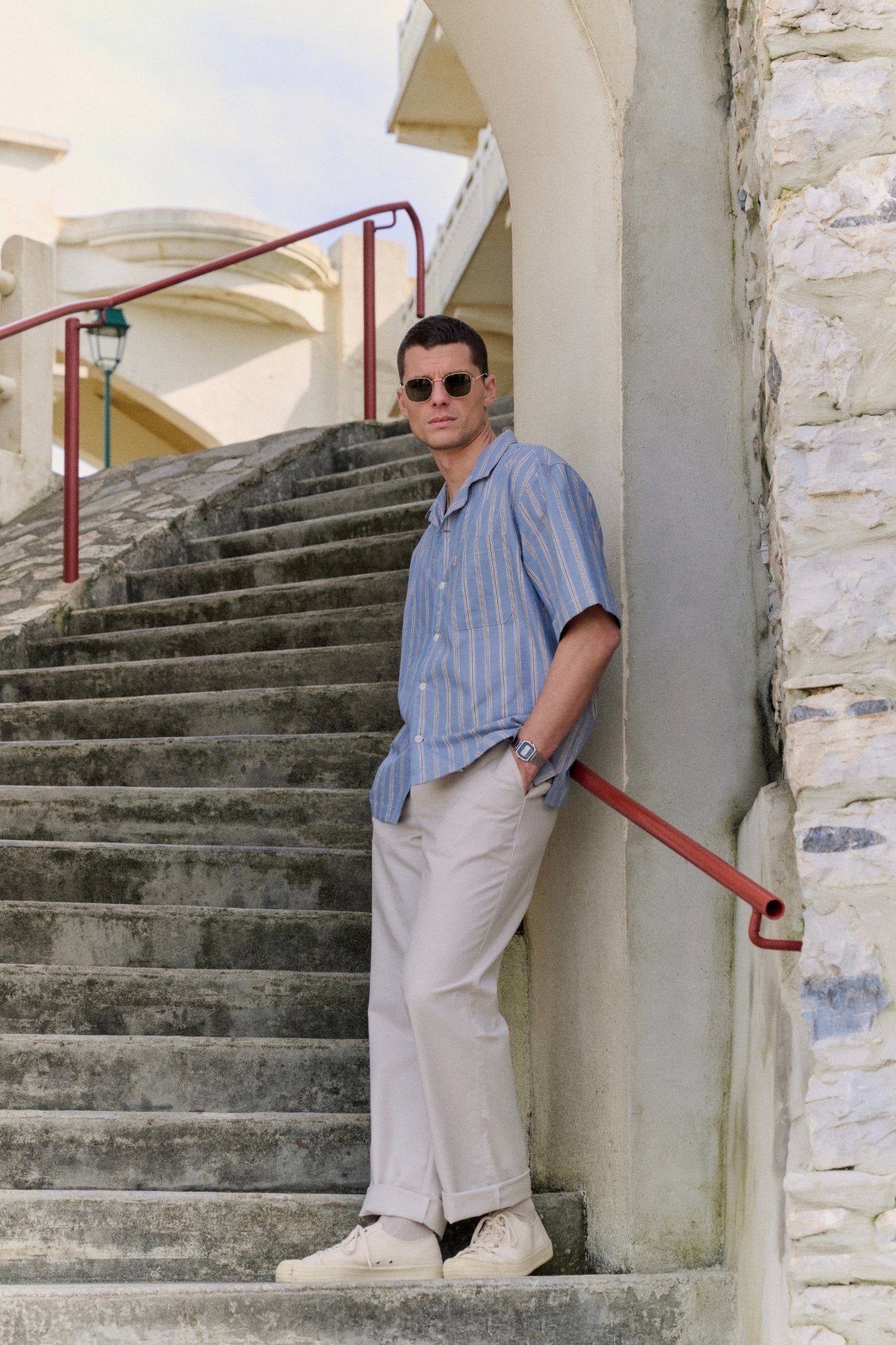 Pantalon de travail Basile Calcaire