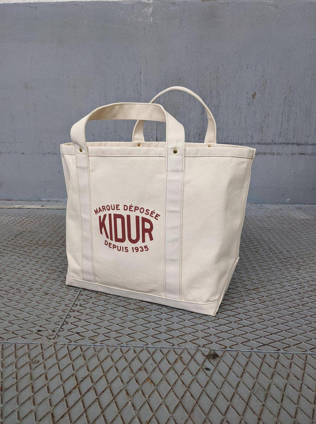 Sac en toile RAW MILK PRINT ROUGE