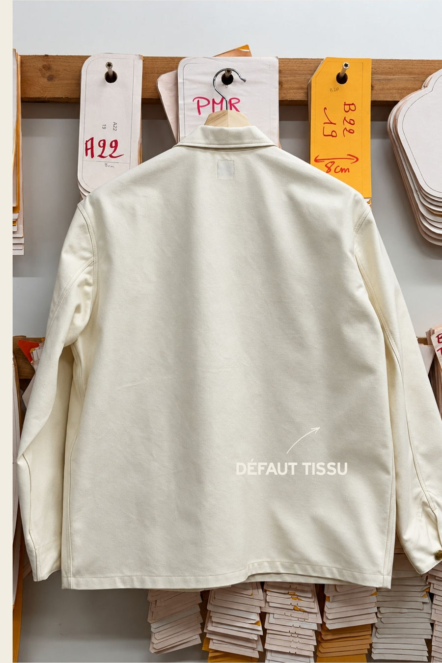 Veste de travail 41 Écru Kbossée