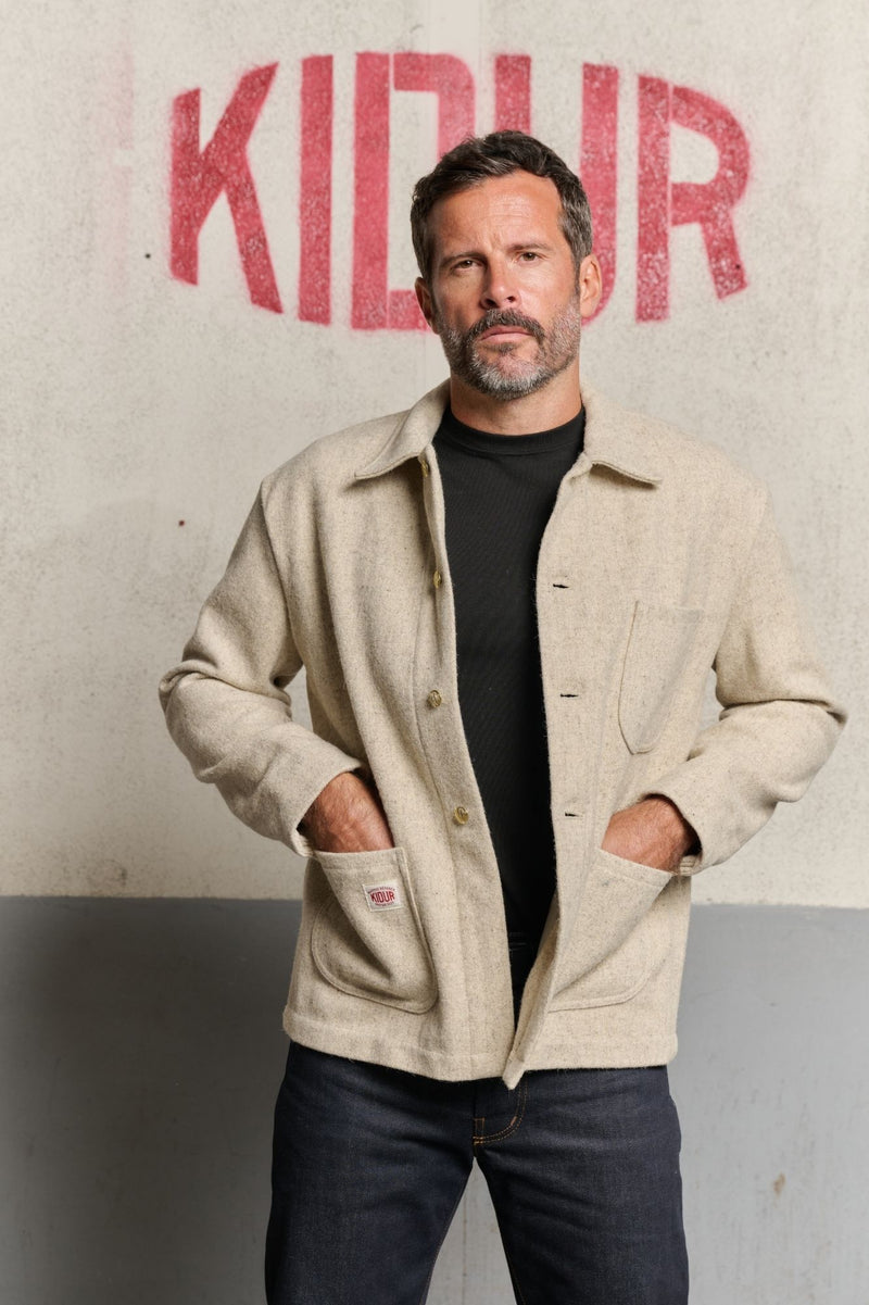 Manteau Laine G.S Galet