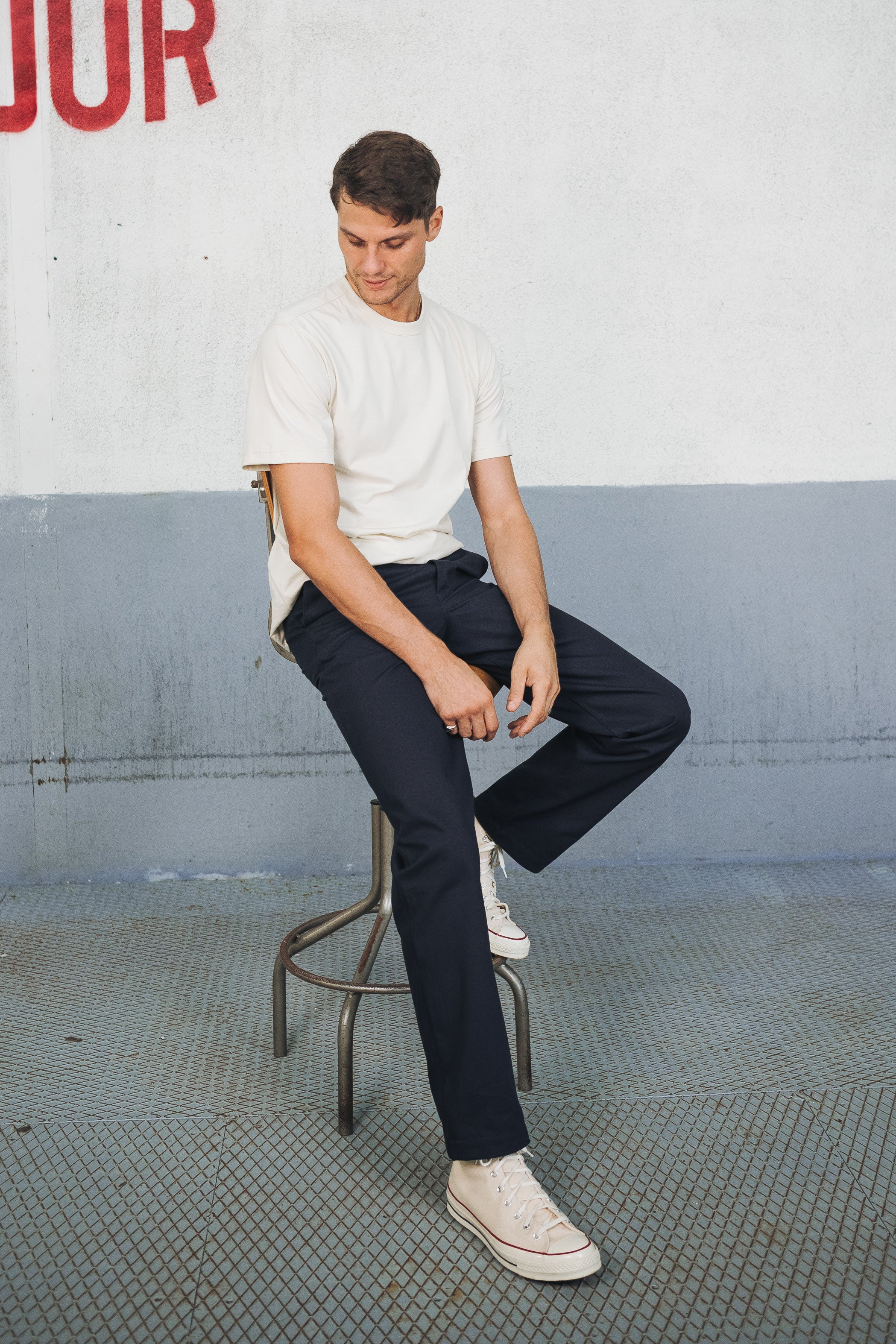 Pantalon Chino Achille Dark Navy