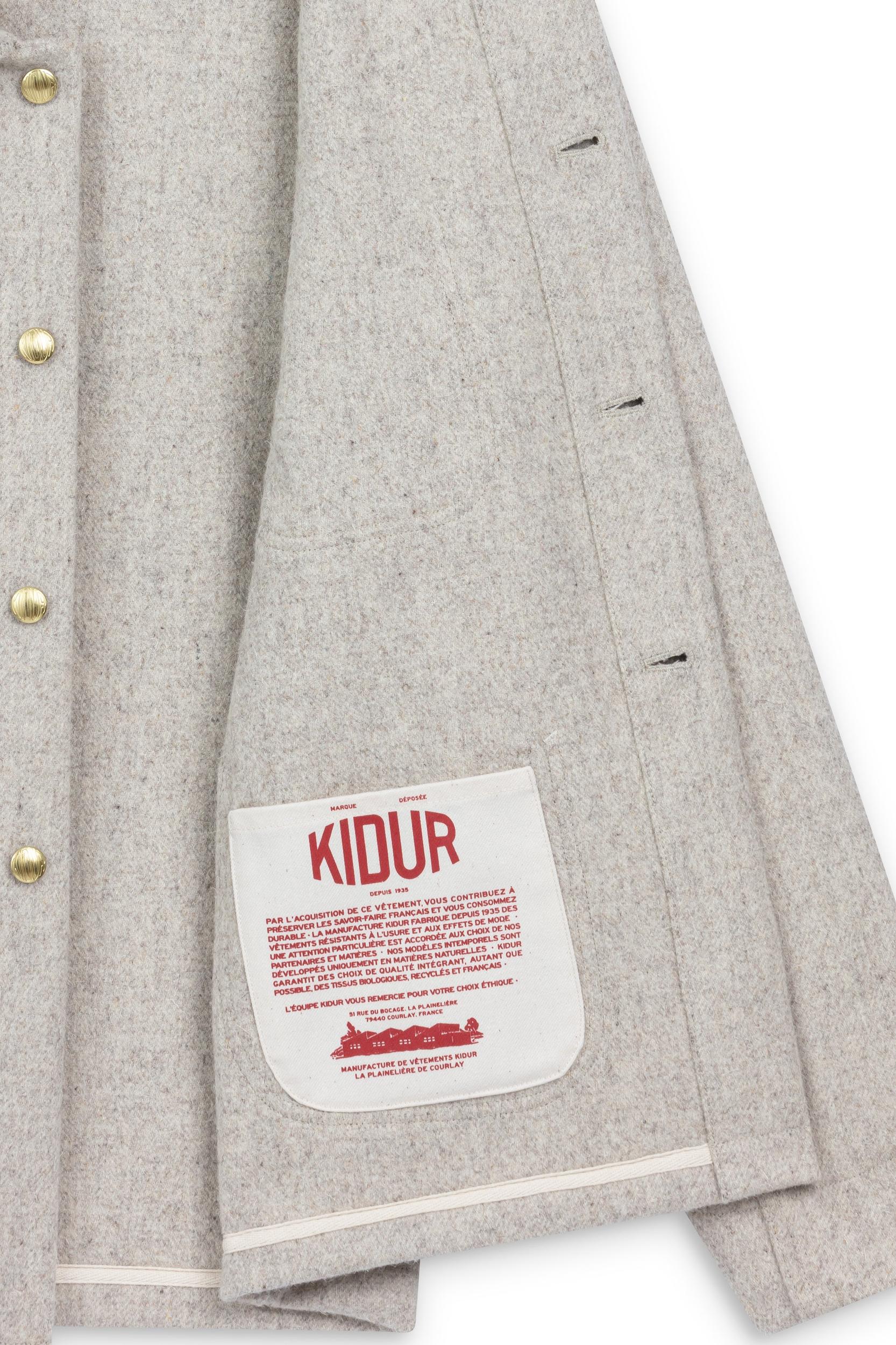 MANTEAU LAINE G.S Galet