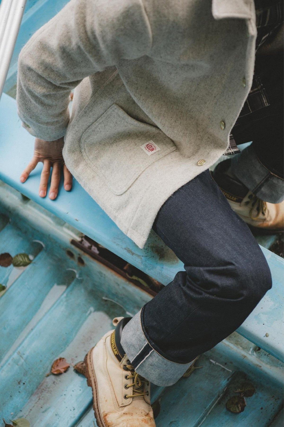 MANTEAU LAINE G.S Galet