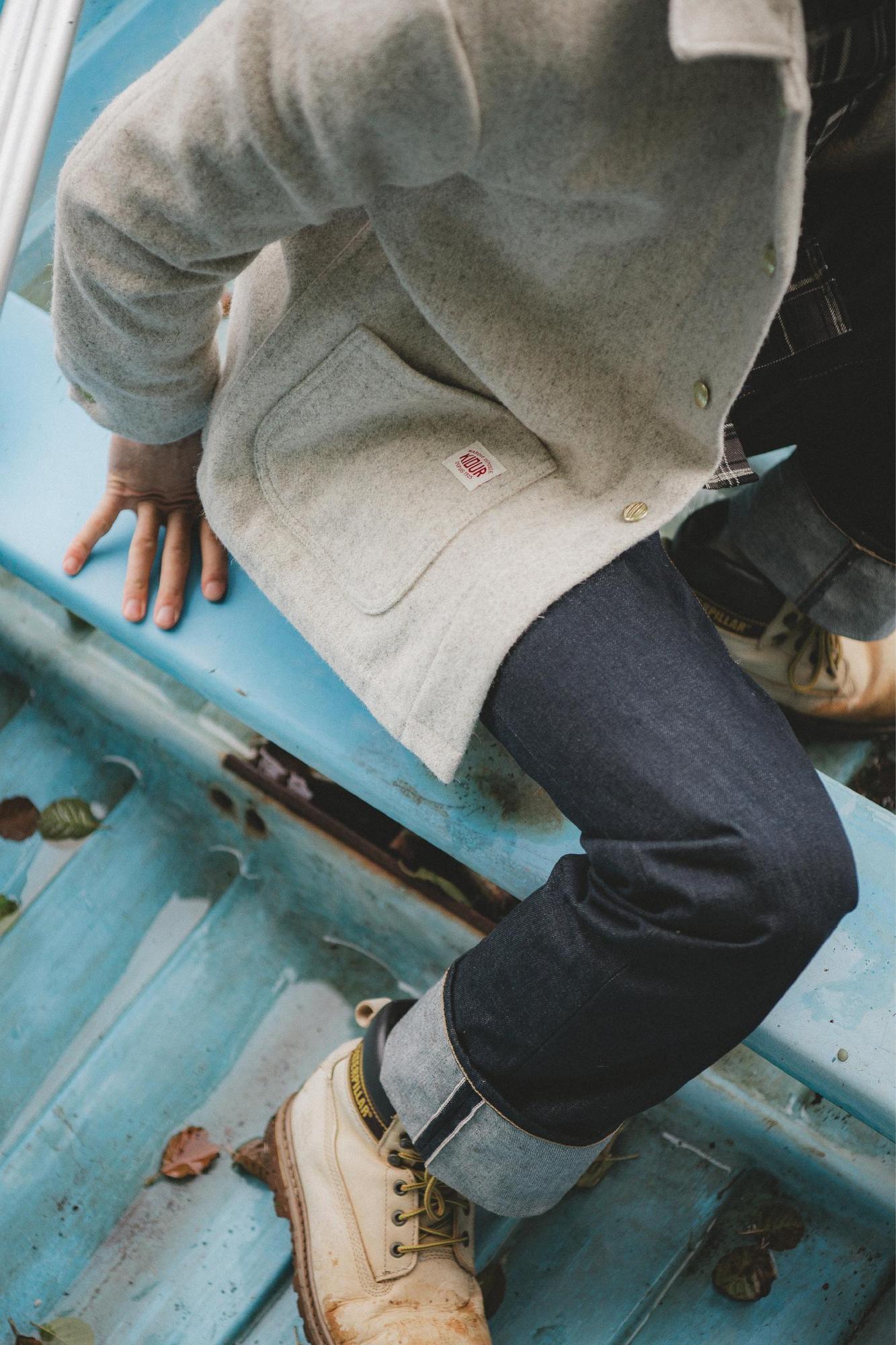 MANTEAU LAINE G.S Galet