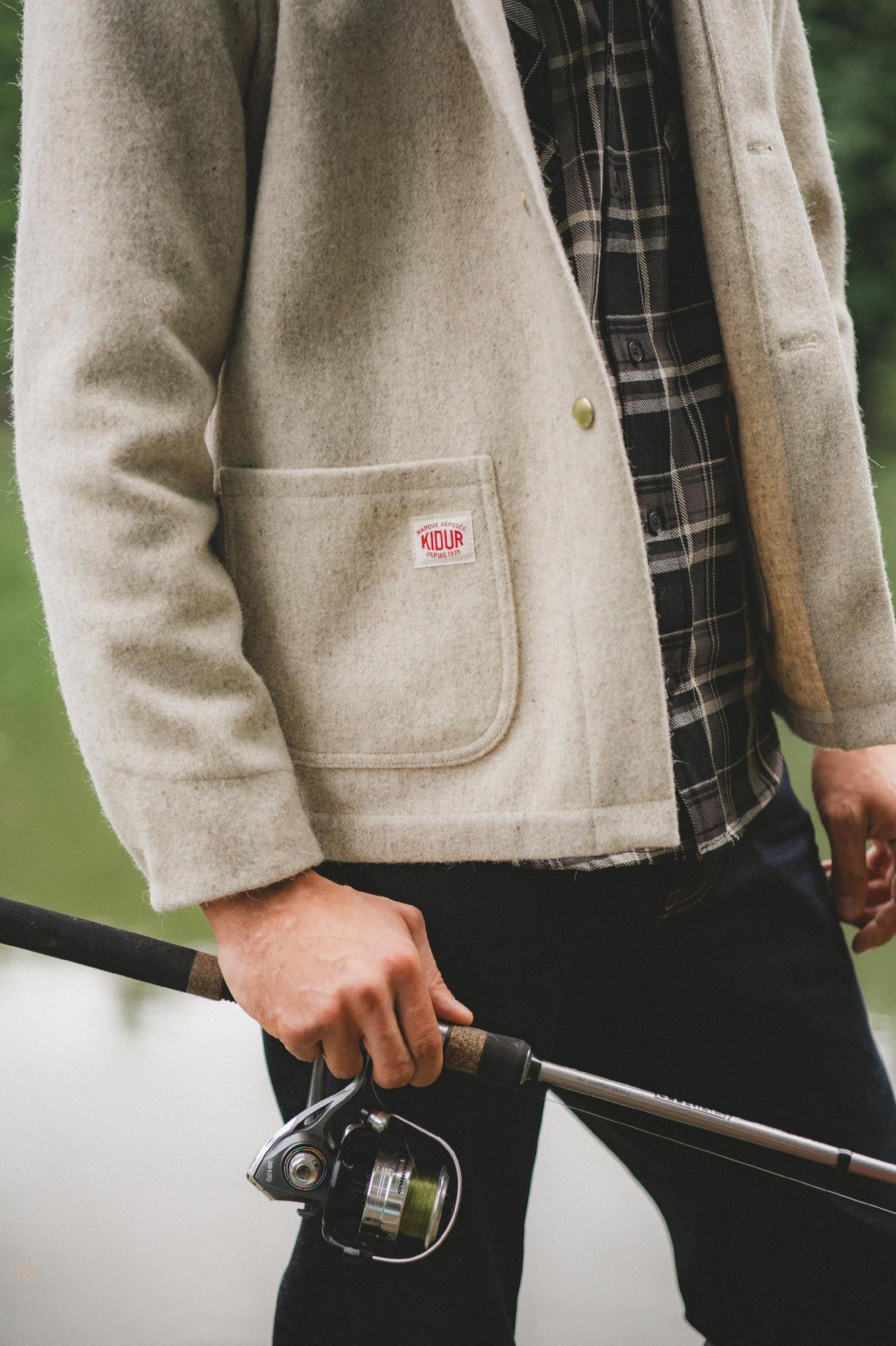 MANTEAU LAINE G.S Galet