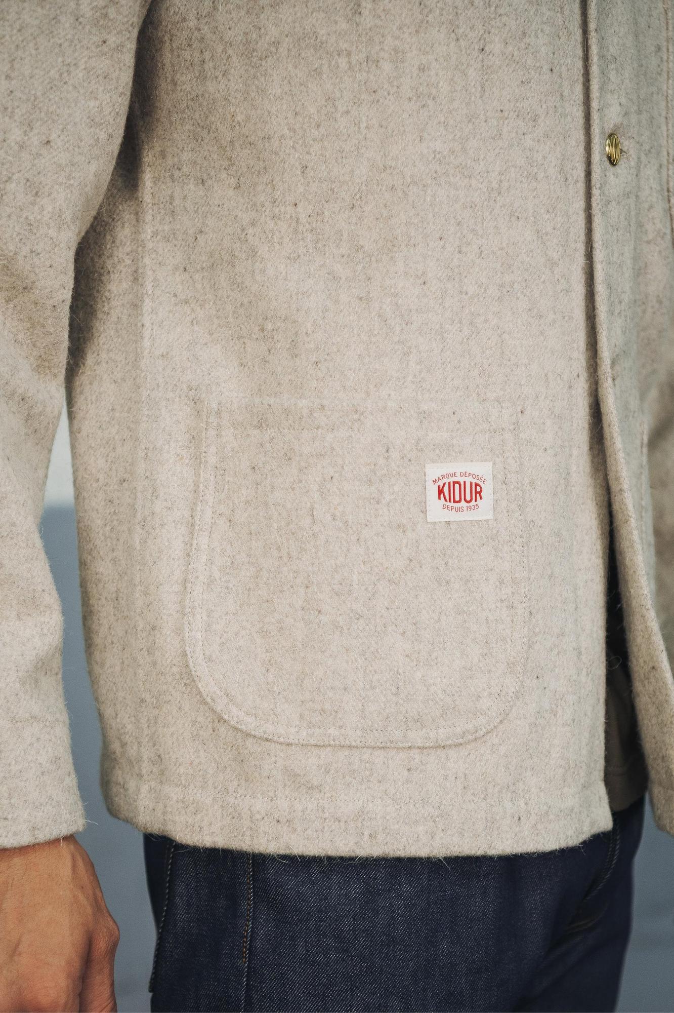 MANTEAU LAINE G.S Galet