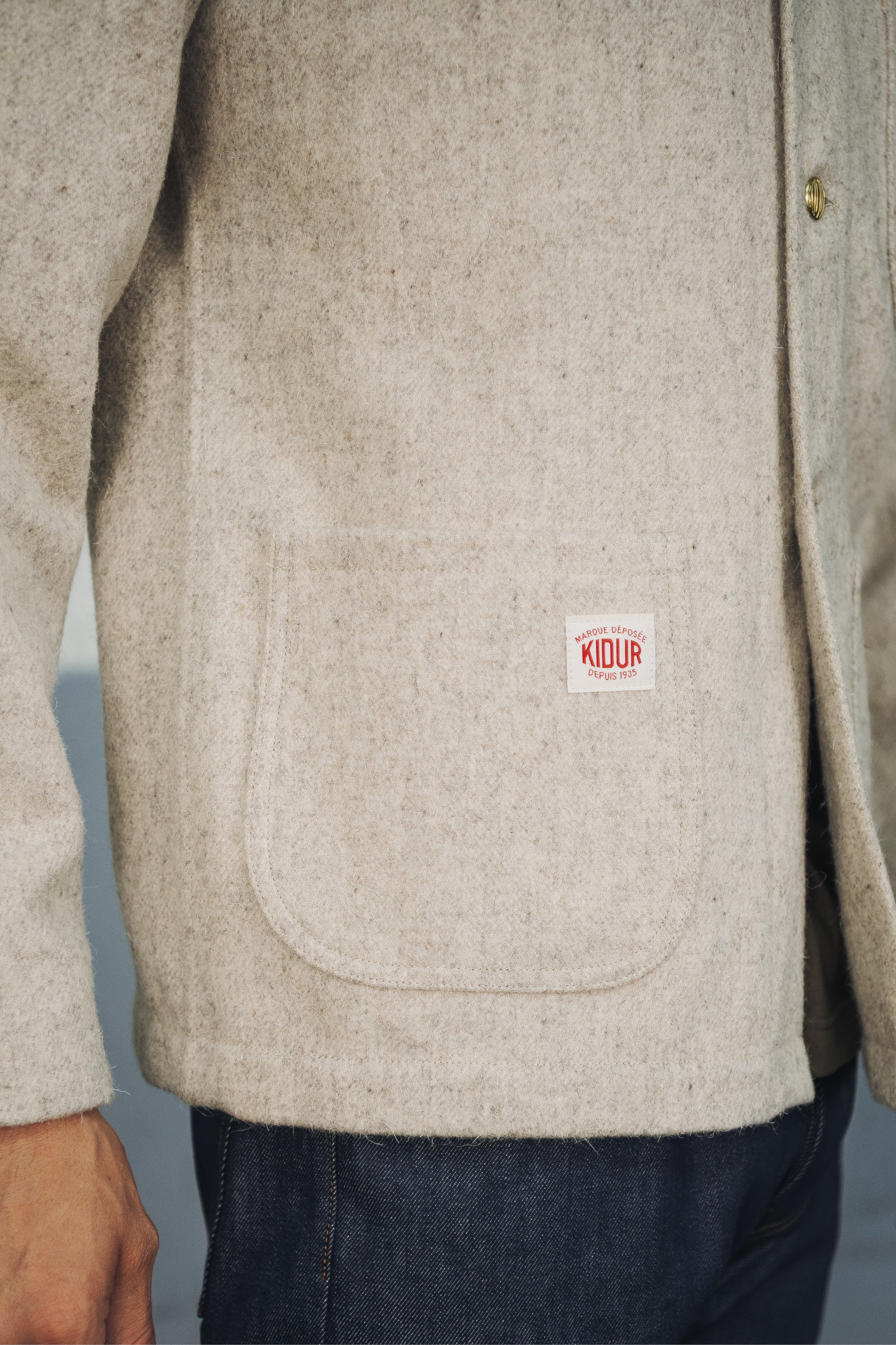 MANTEAU LAINE G.S Galet