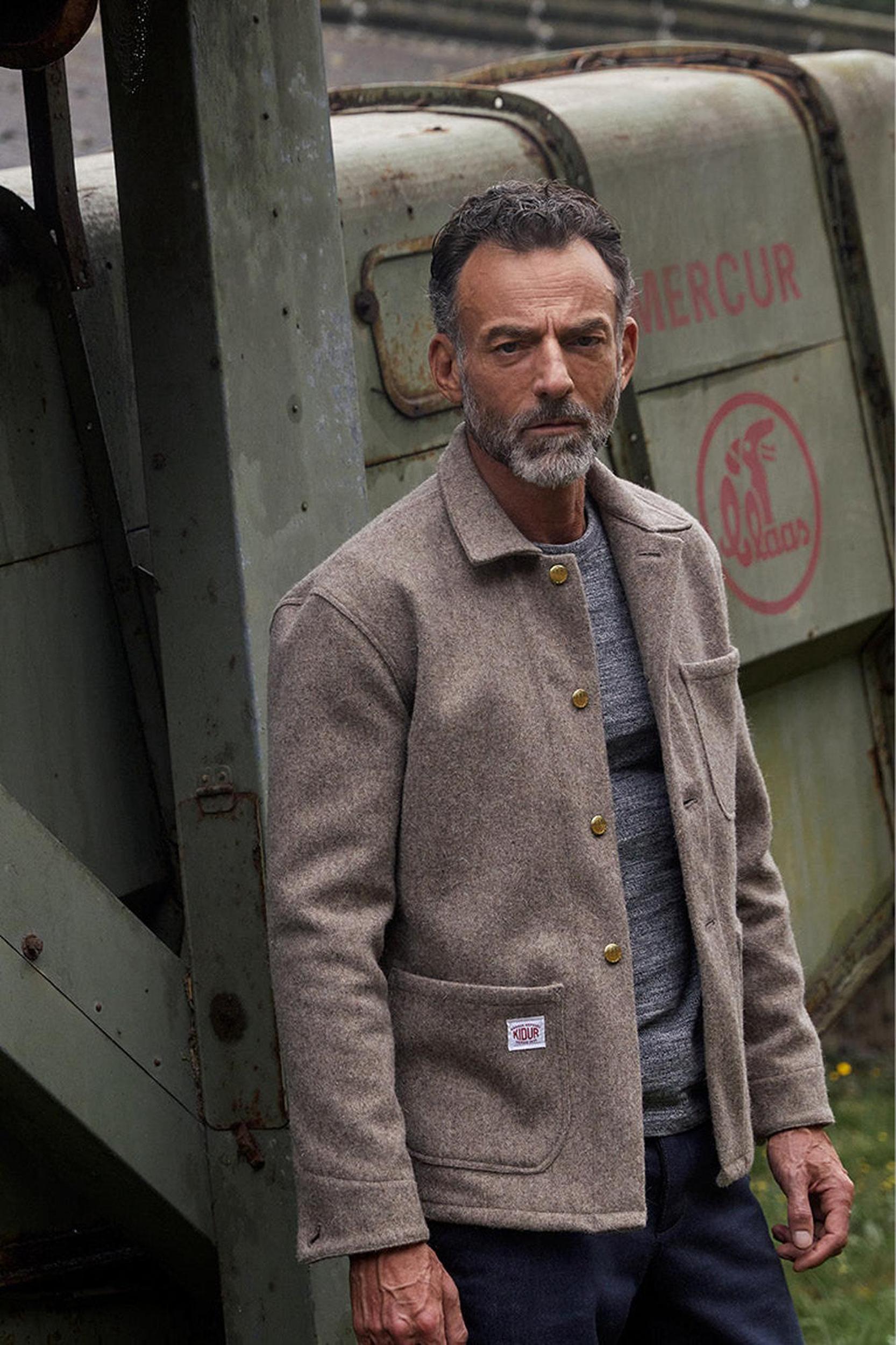 MANTEAU LAINE G.S Loutre