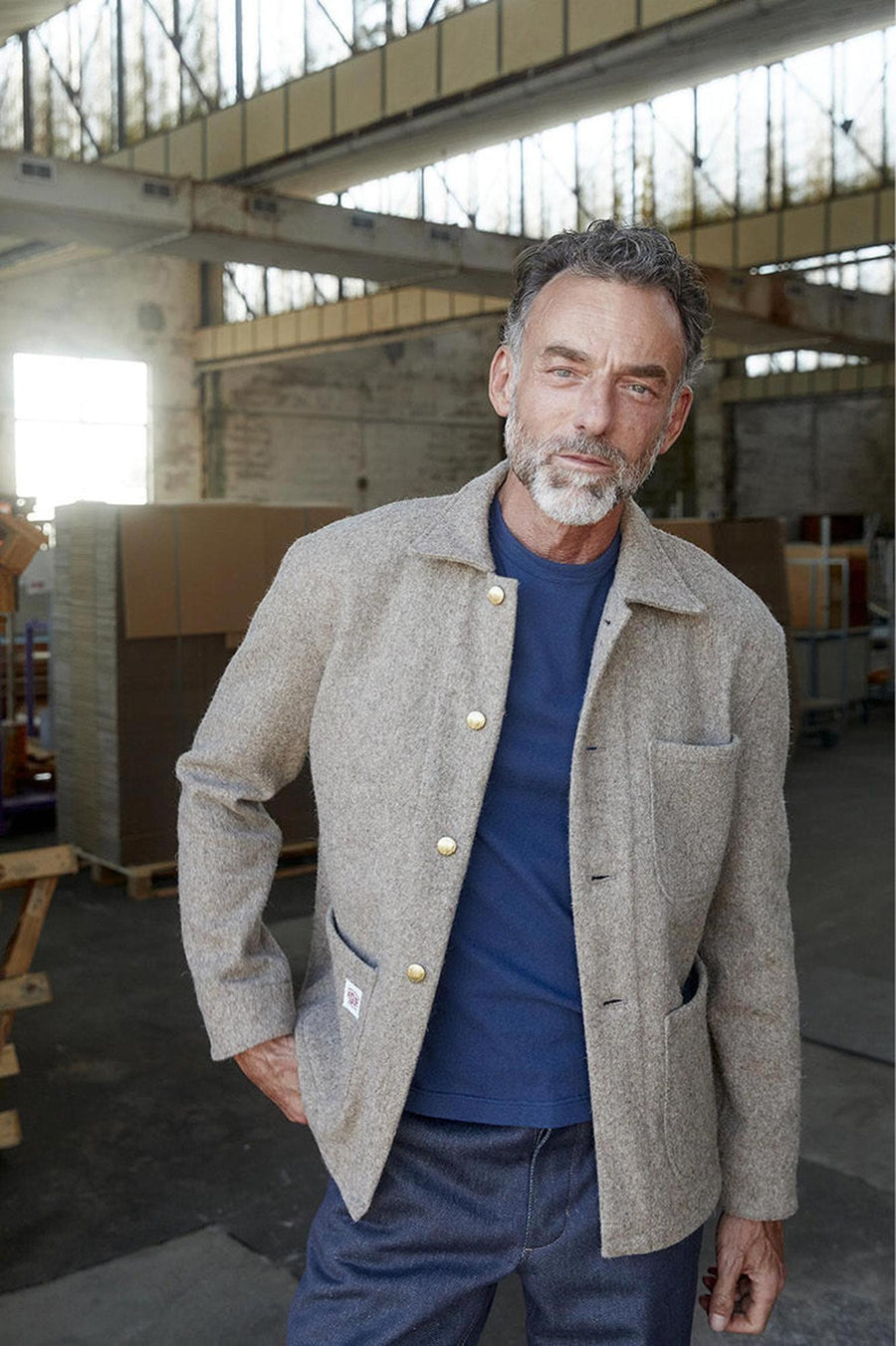 MANTEAU LAINE G.S Loutre