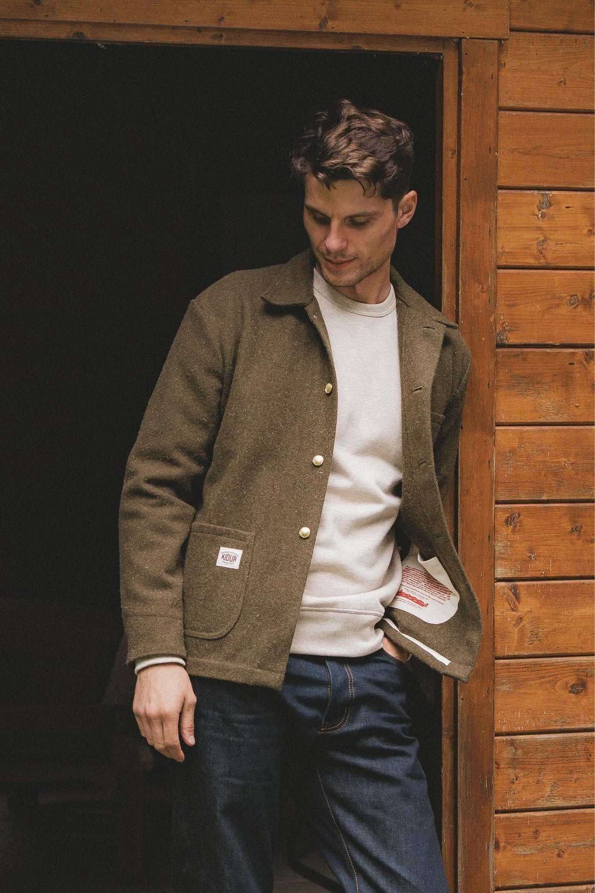 MANTEAU LAINE G.S Mousse