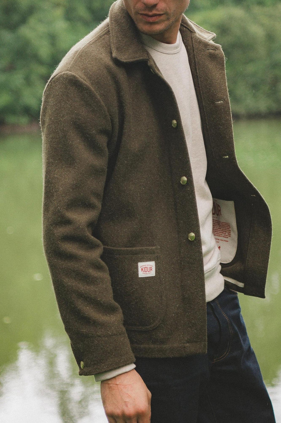 MANTEAU LAINE G.S Mousse
