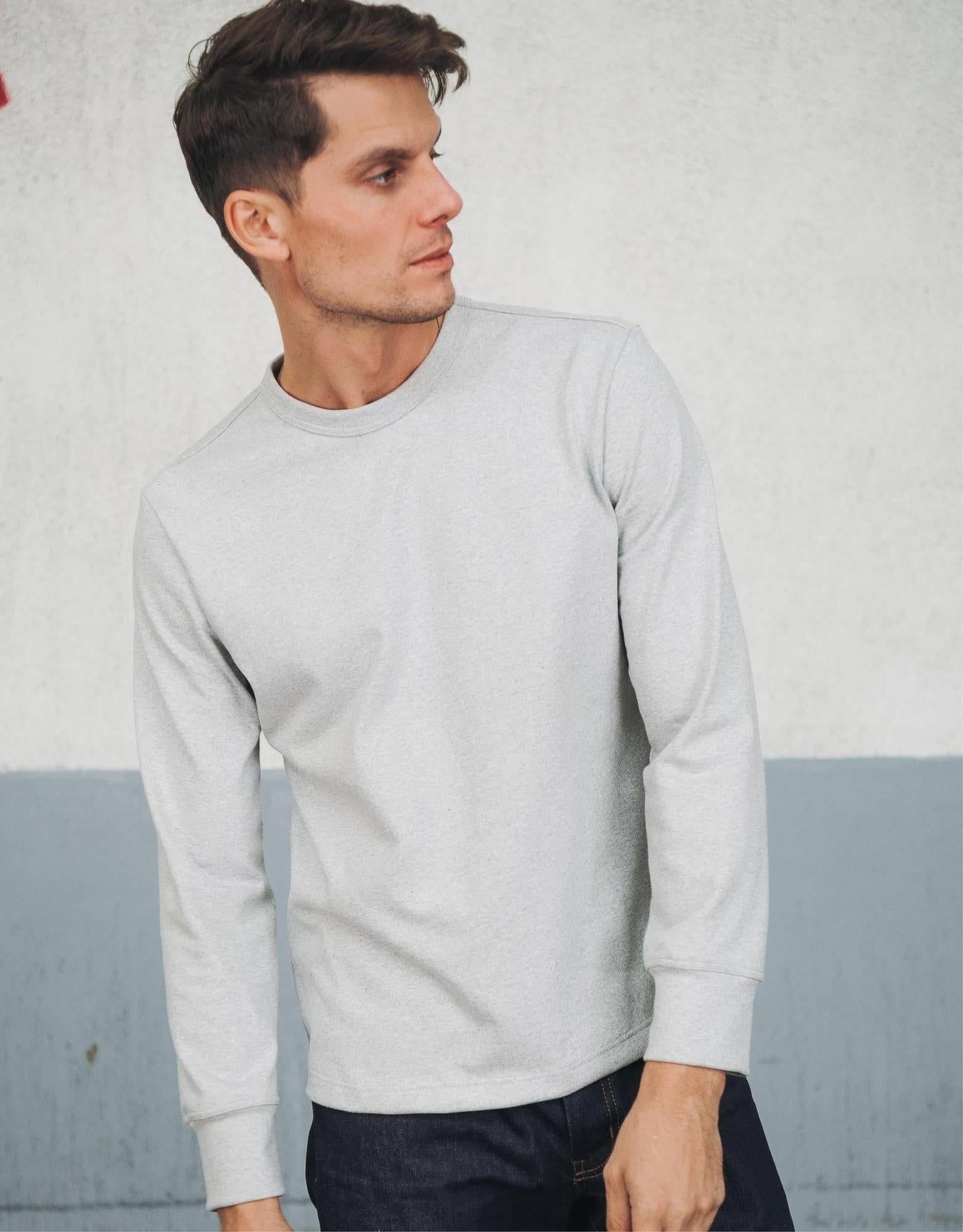 SWEAT LÉGER HECTOR GRIS ACIER