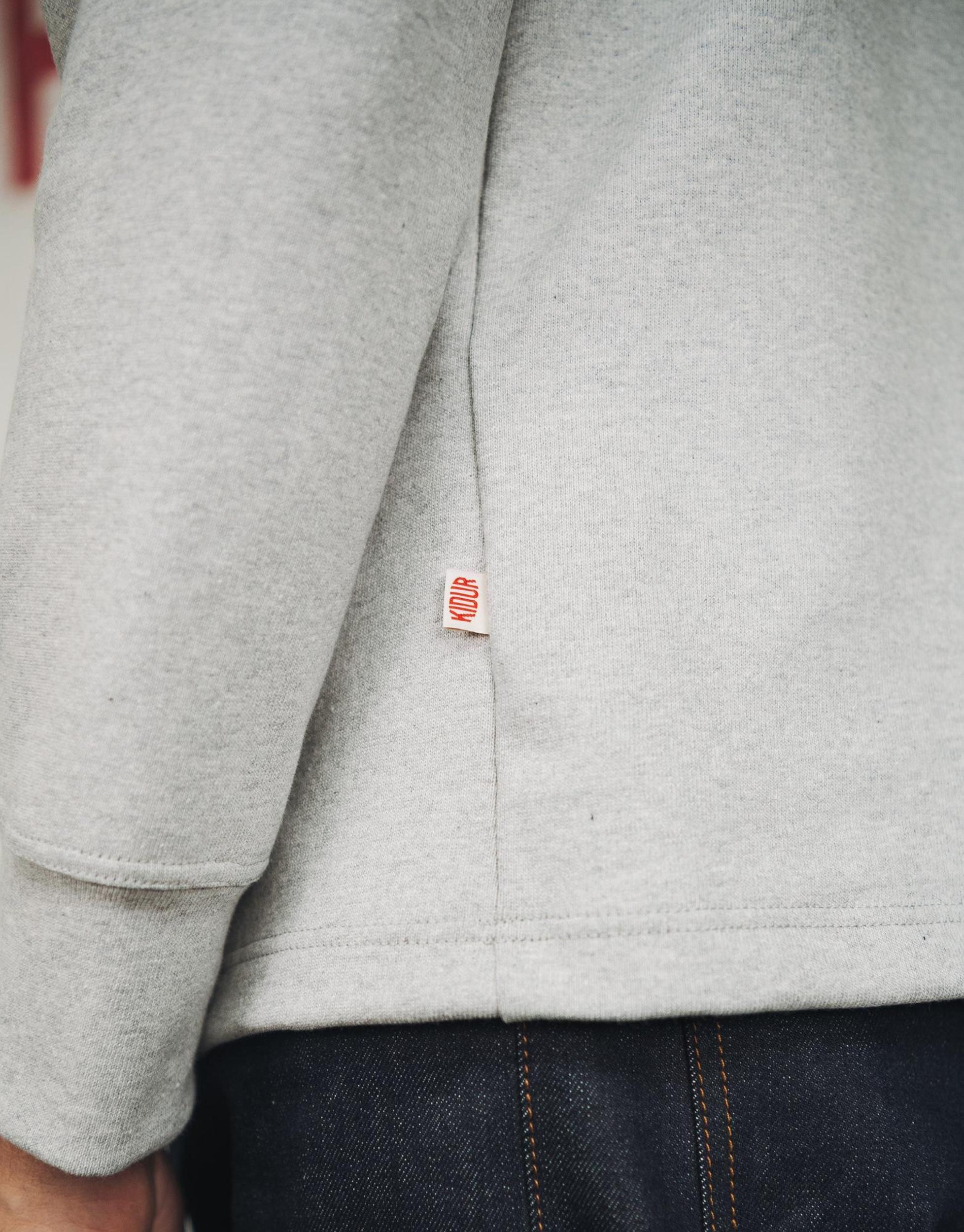 SWEAT LÉGER HECTOR GRIS ACIER