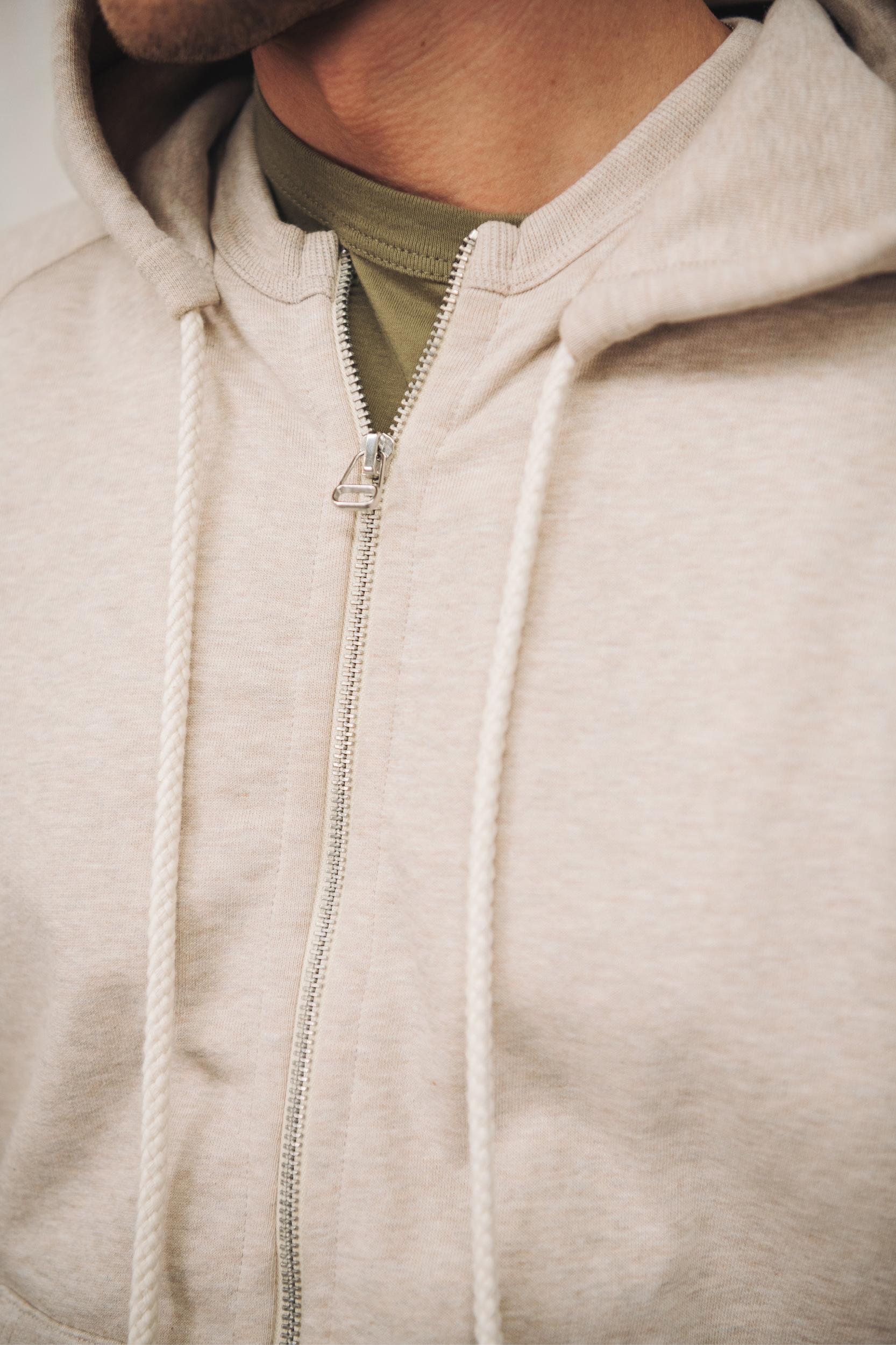 Sweat à capuche Amande