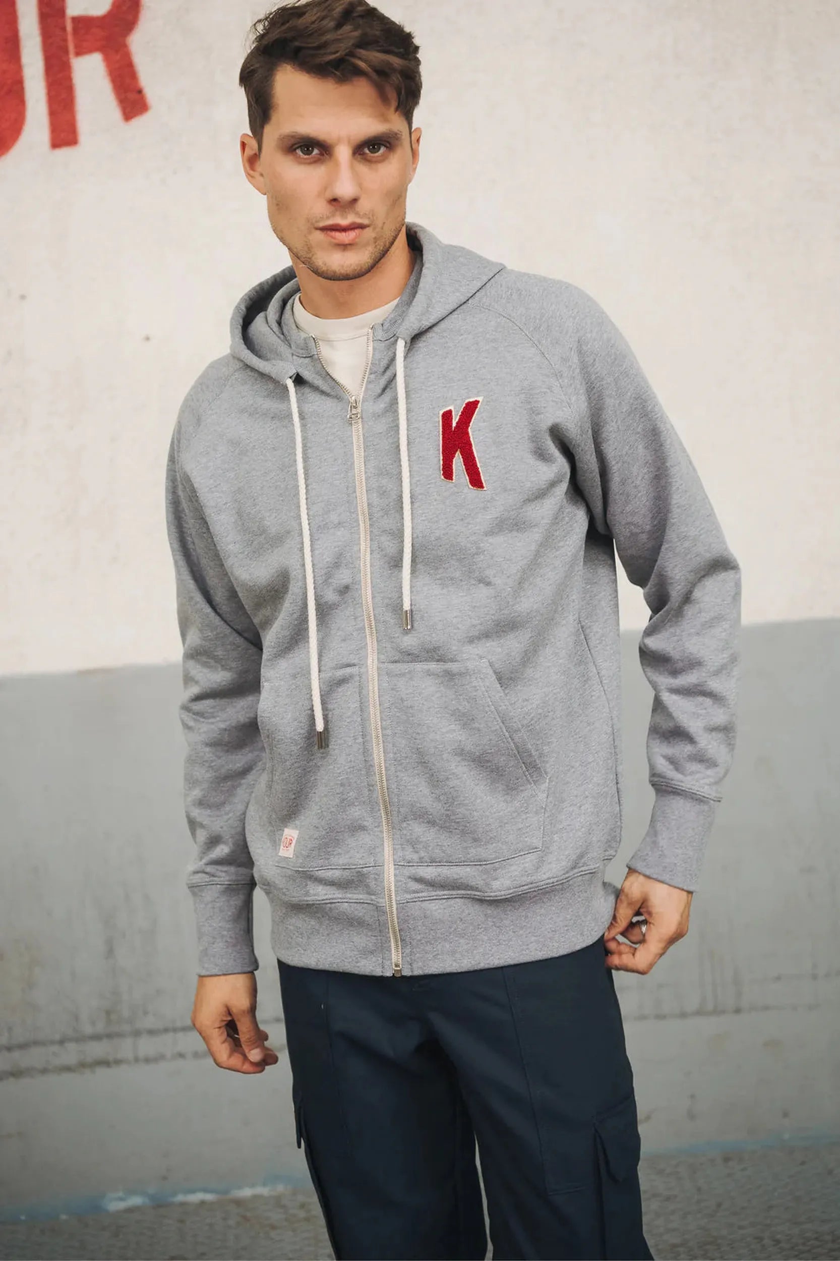 Sweat à Capuche Smocky Broderie