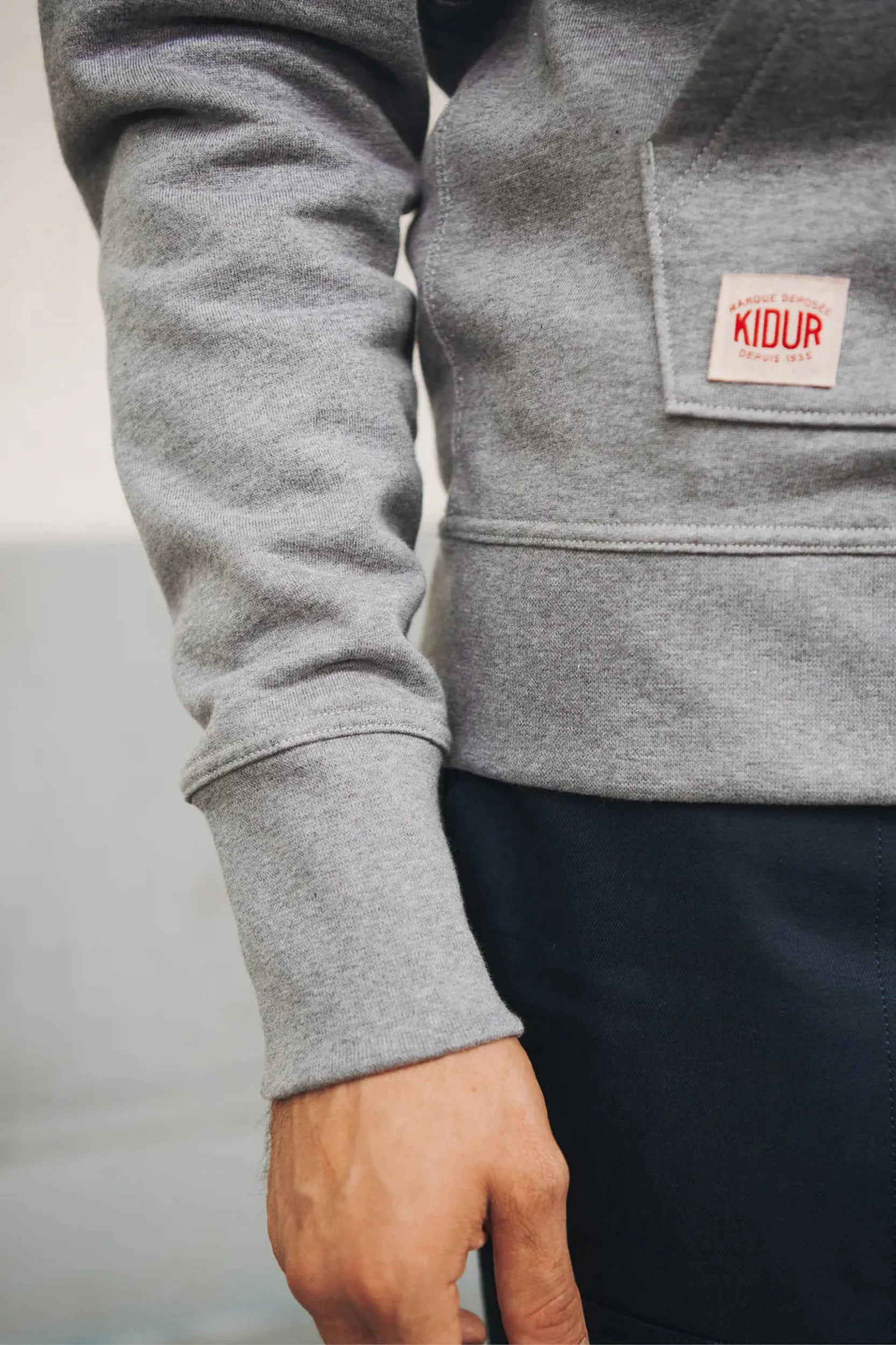 Sweat à Capuche Smocky Broderie