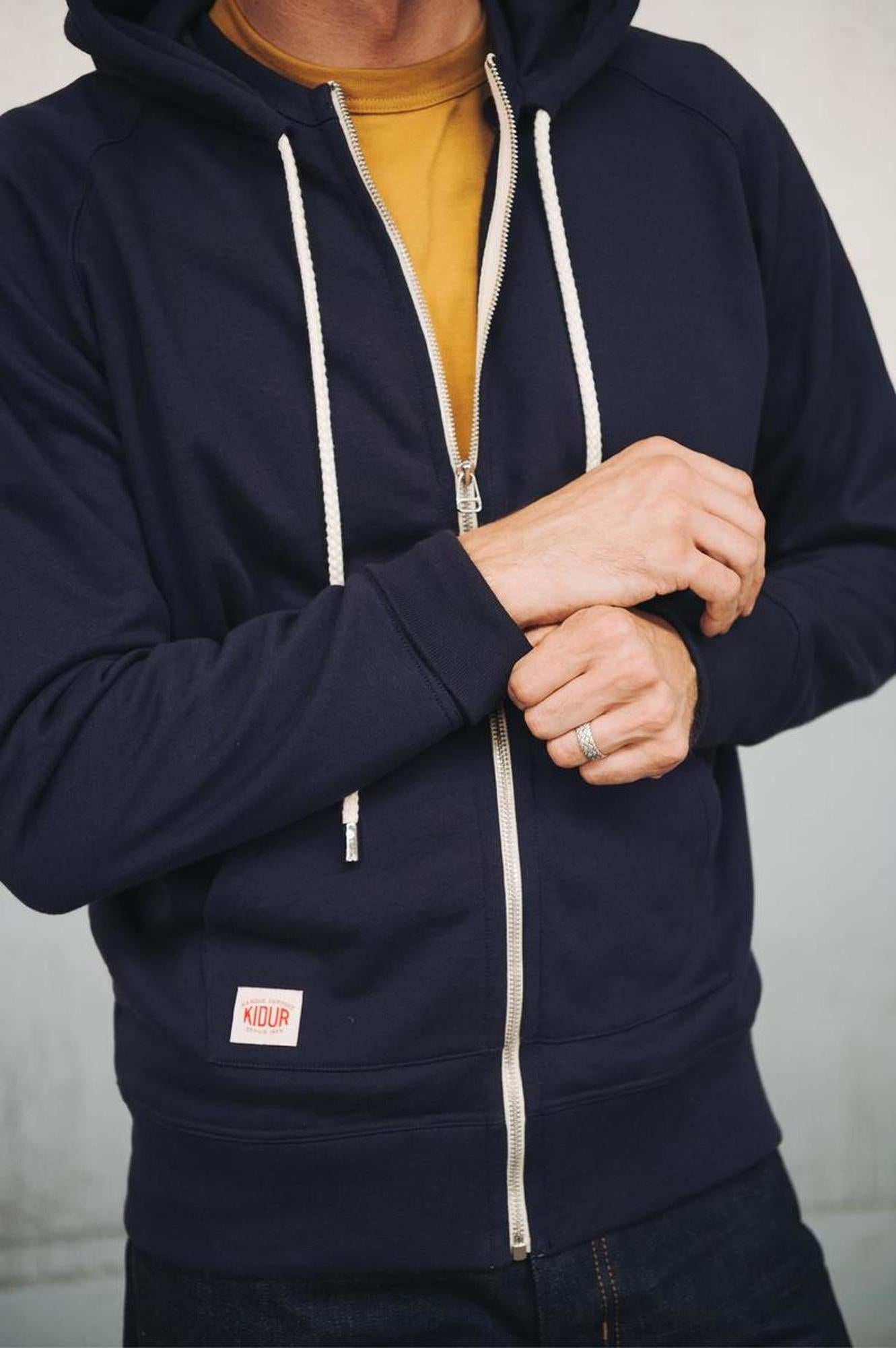 Sweat à capuche Marine