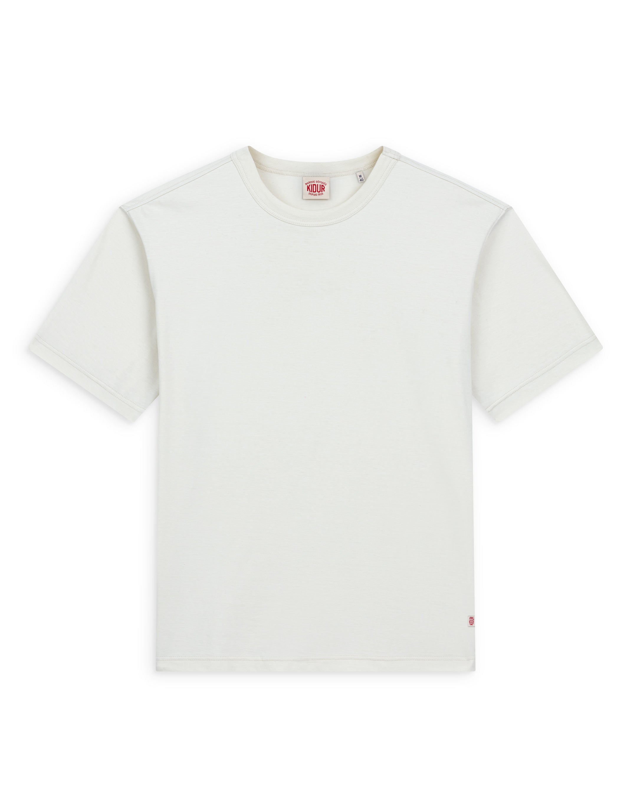 T-SHIRT COTON LOUIS CHALK