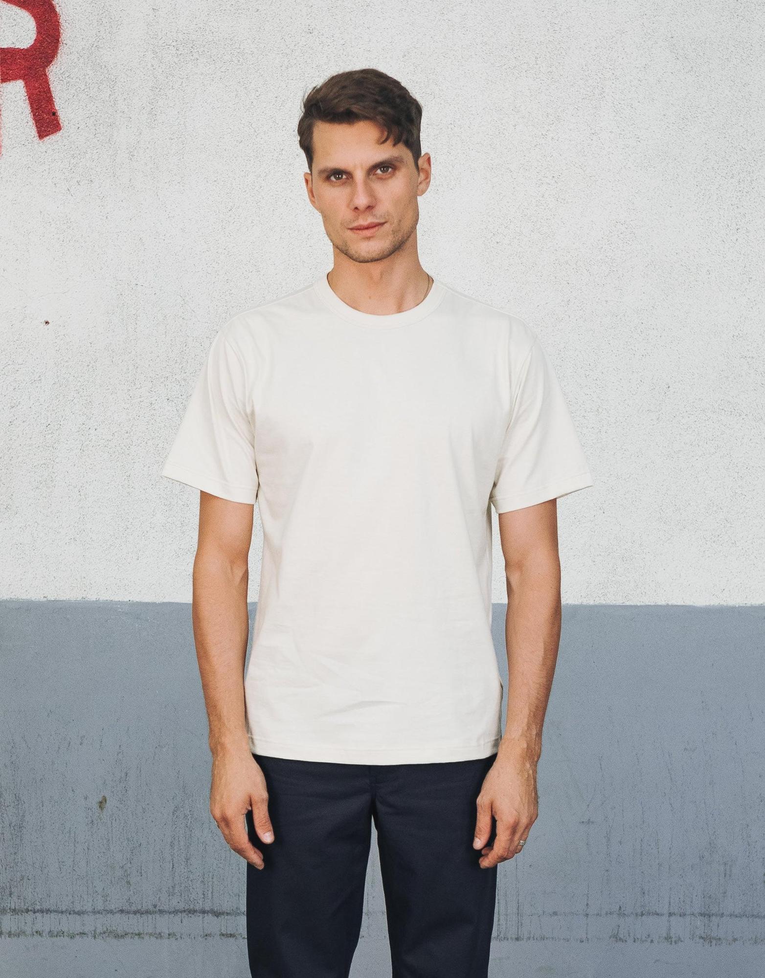 T-shirt Coton Louis Chalk