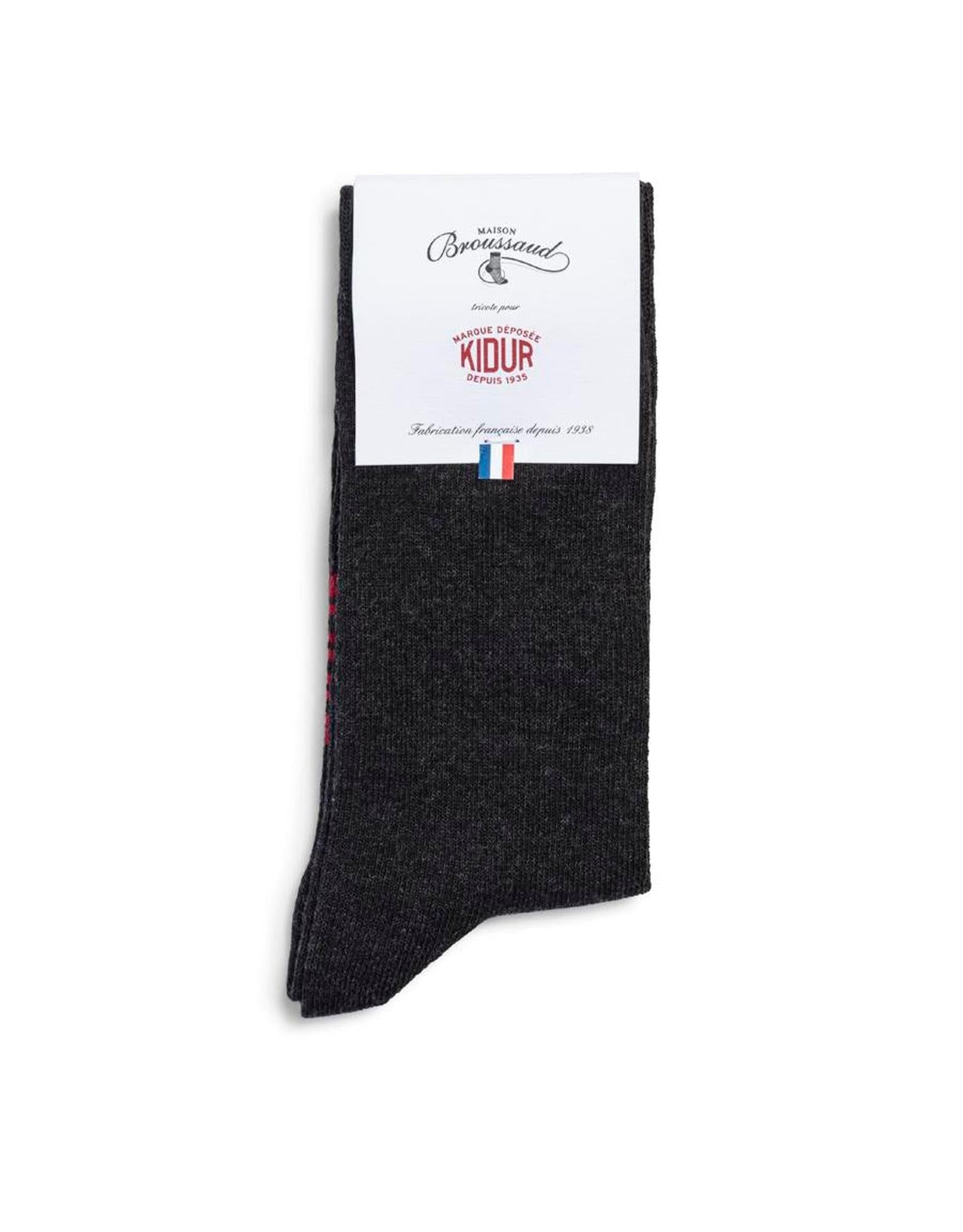 Chaussettes Charbon KIDUR x BROUSSAUD