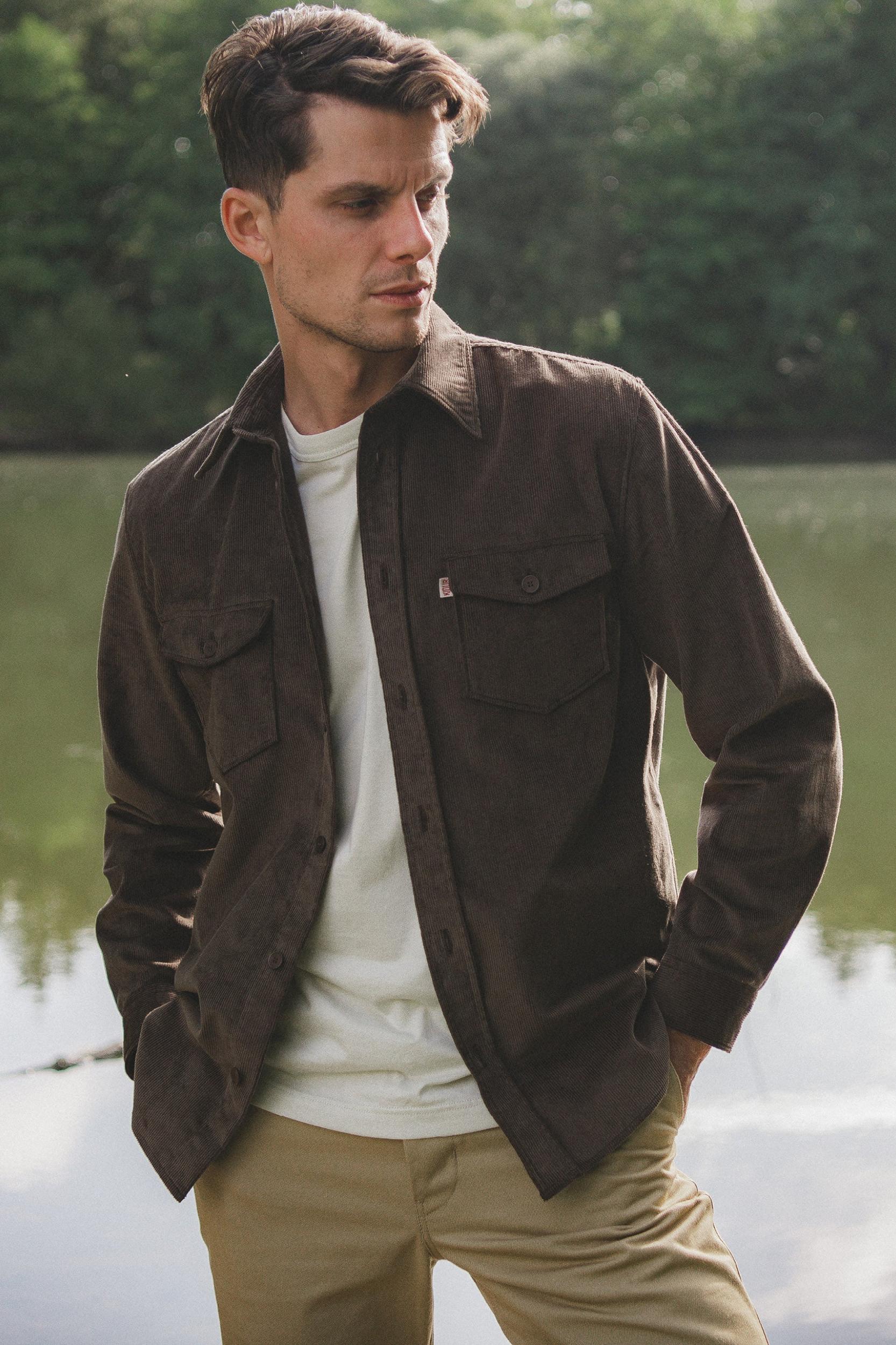 Surchemise velours écorce