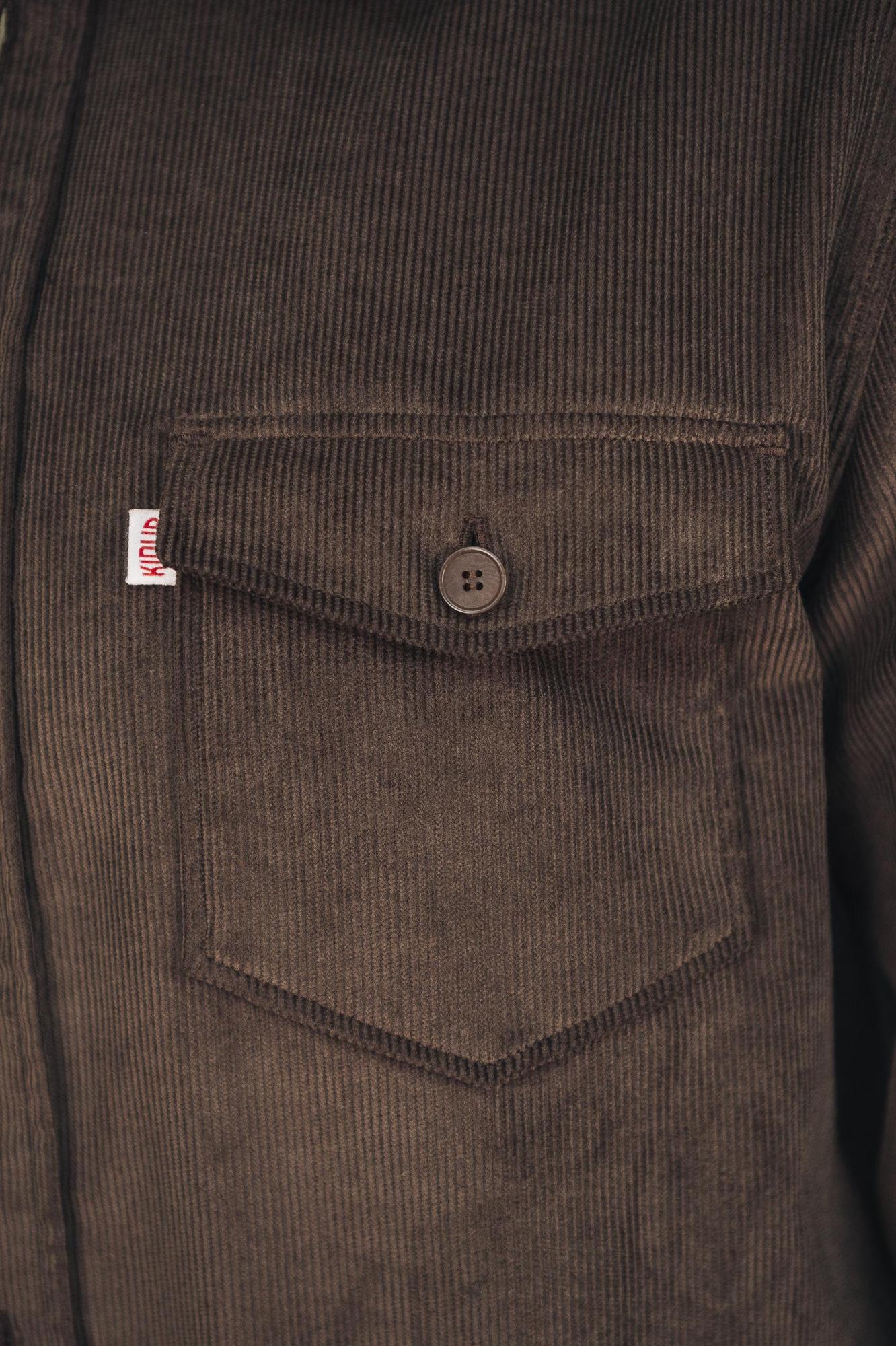 Surchemise velours écorce