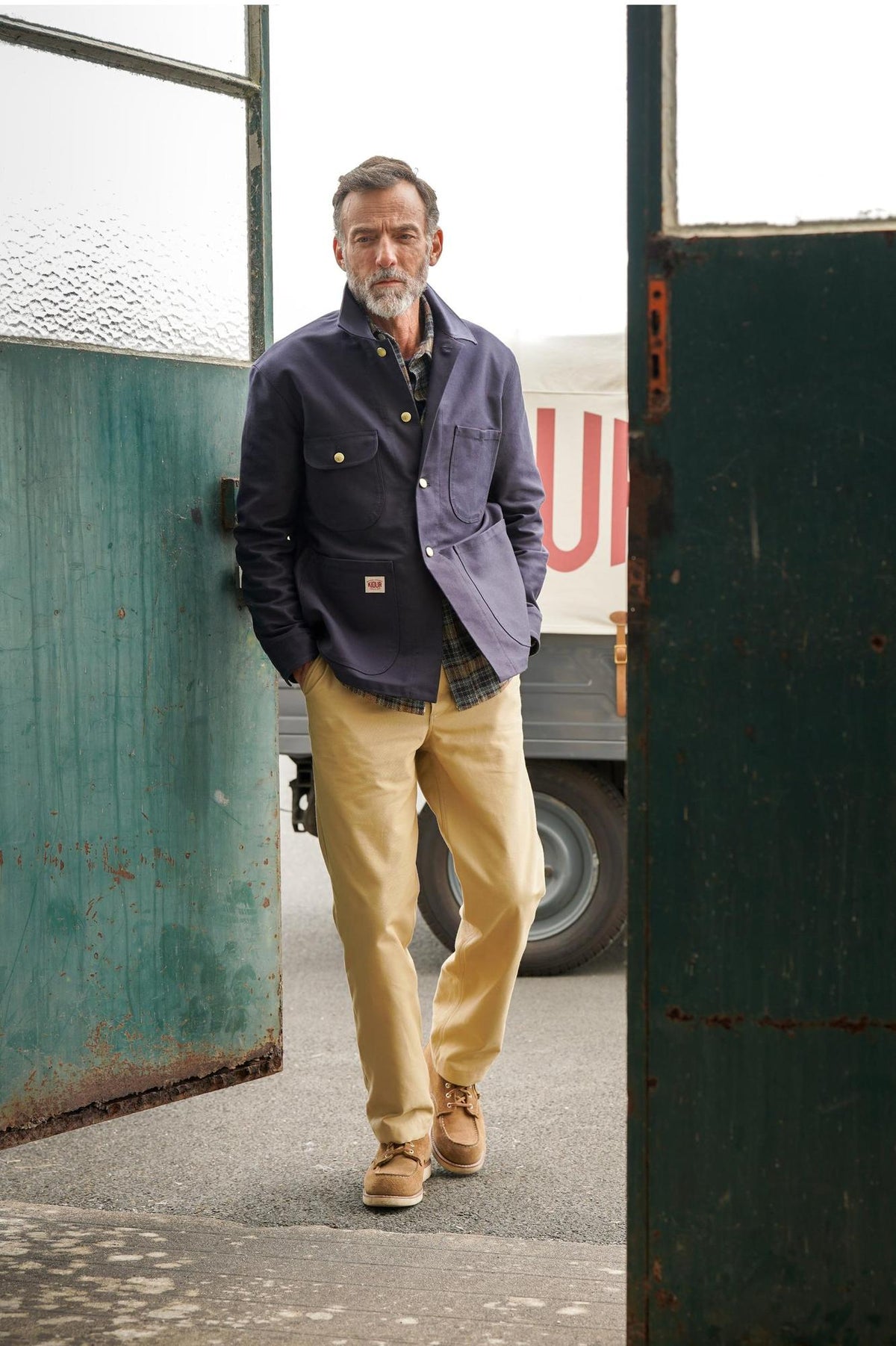 Veste de travail Train Marine