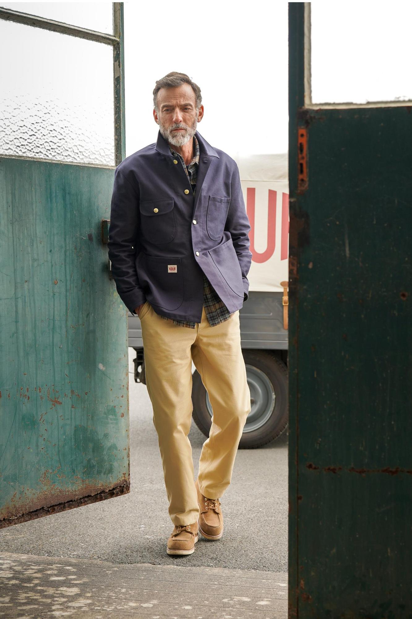 Veste de travail Train Marine