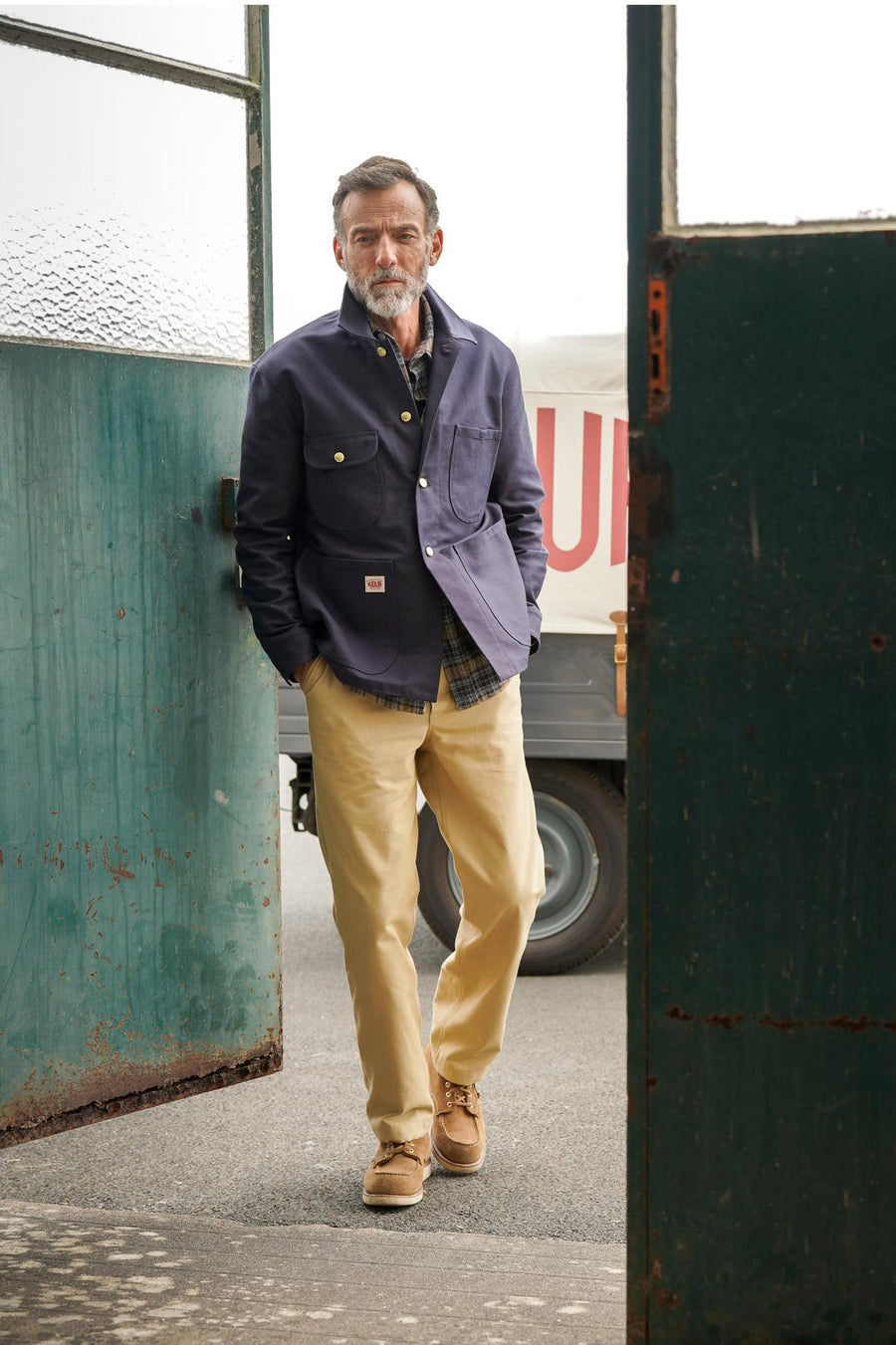 Veste de travail Train Marine