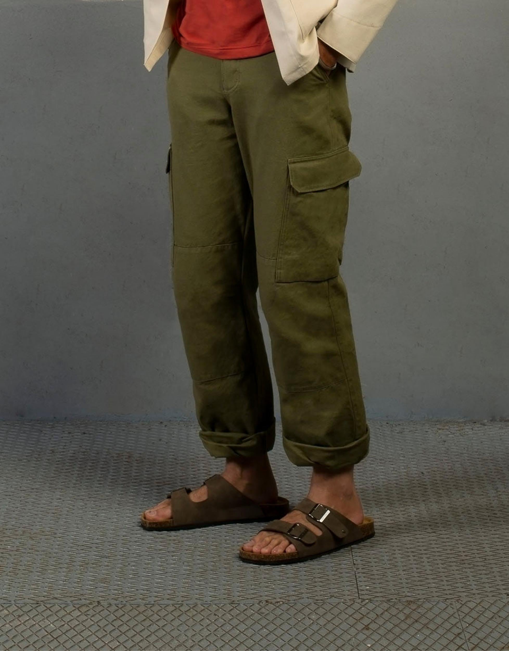 Pantalon Cargo Sauge